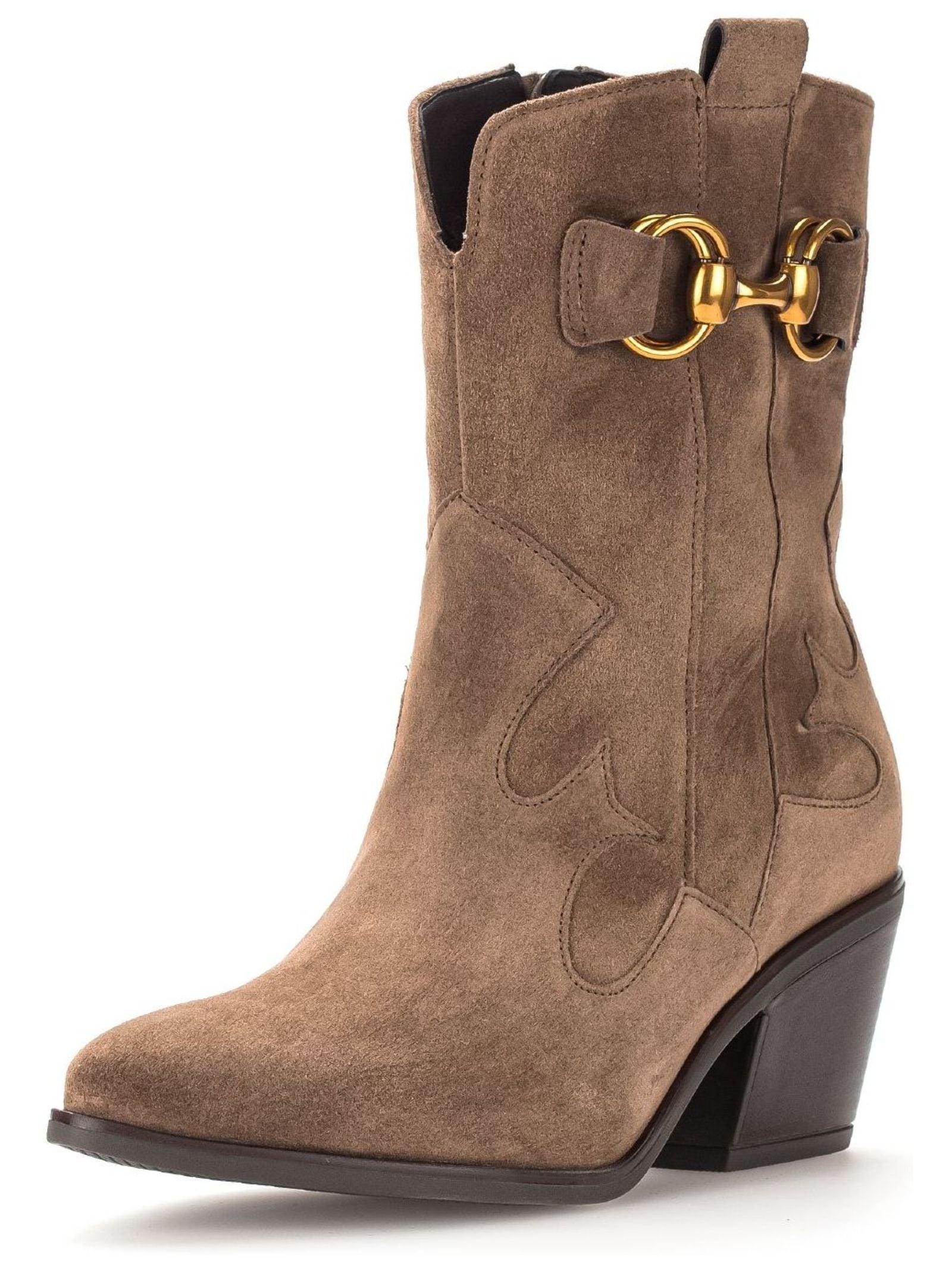 Gabor Comfort Bikerboots "Gabor Comfort Stiefelette Veloursleder" günstig online kaufen