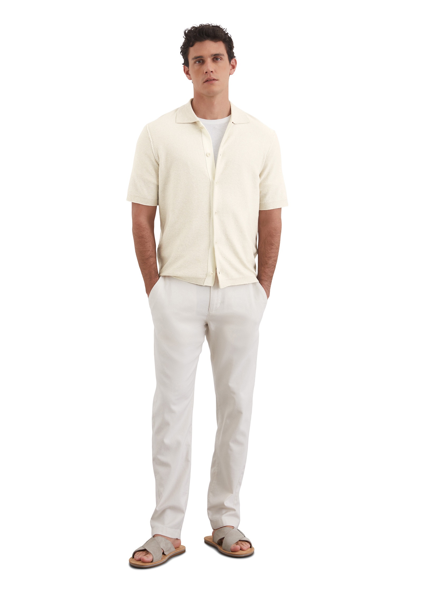 Marc O'Polo 3/4 Arm-Pullover »mit flauschiger Struktur«