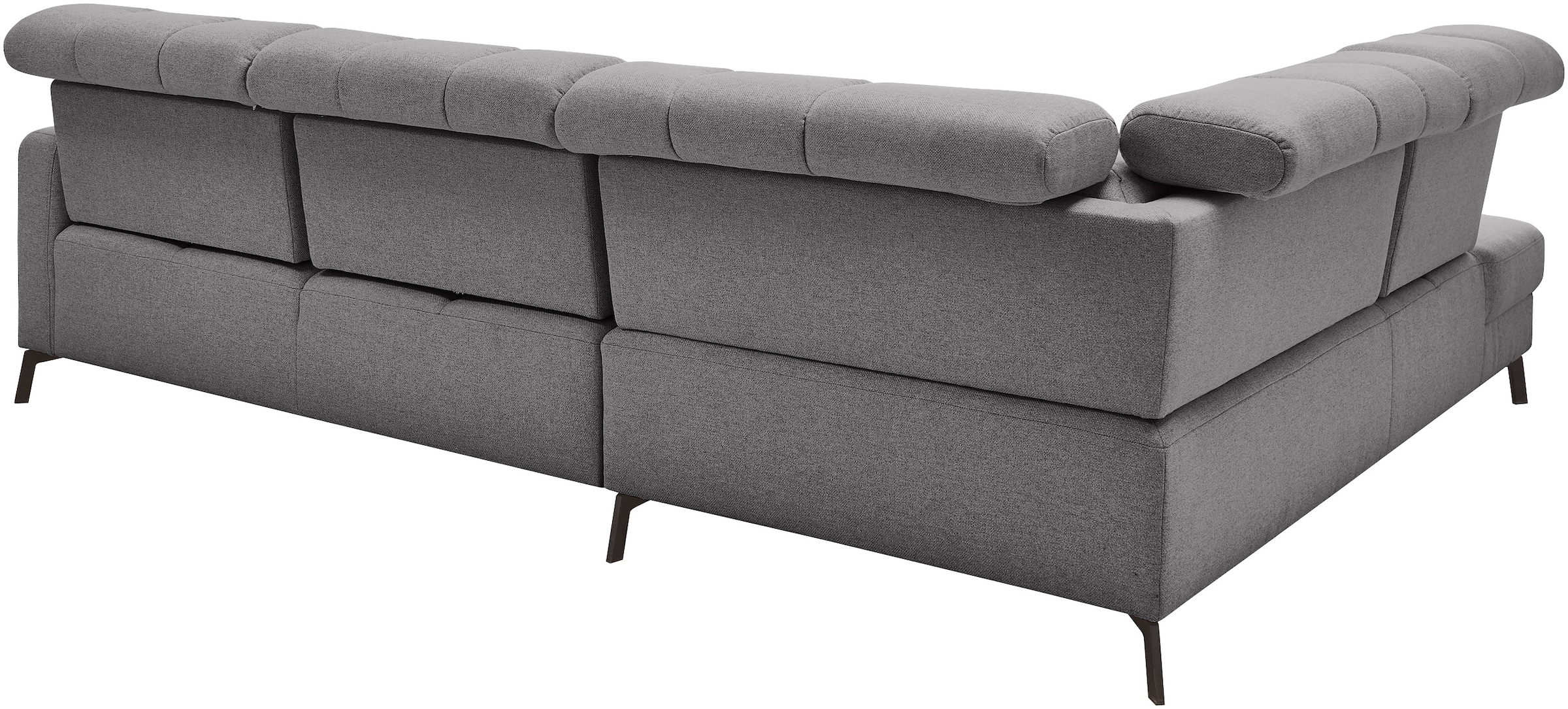 Musterring Ecksofa »MR 4615«, mit Kopf- und Rückenverstellung, Metallfuß schwarz, Maße 272 x 214 cm