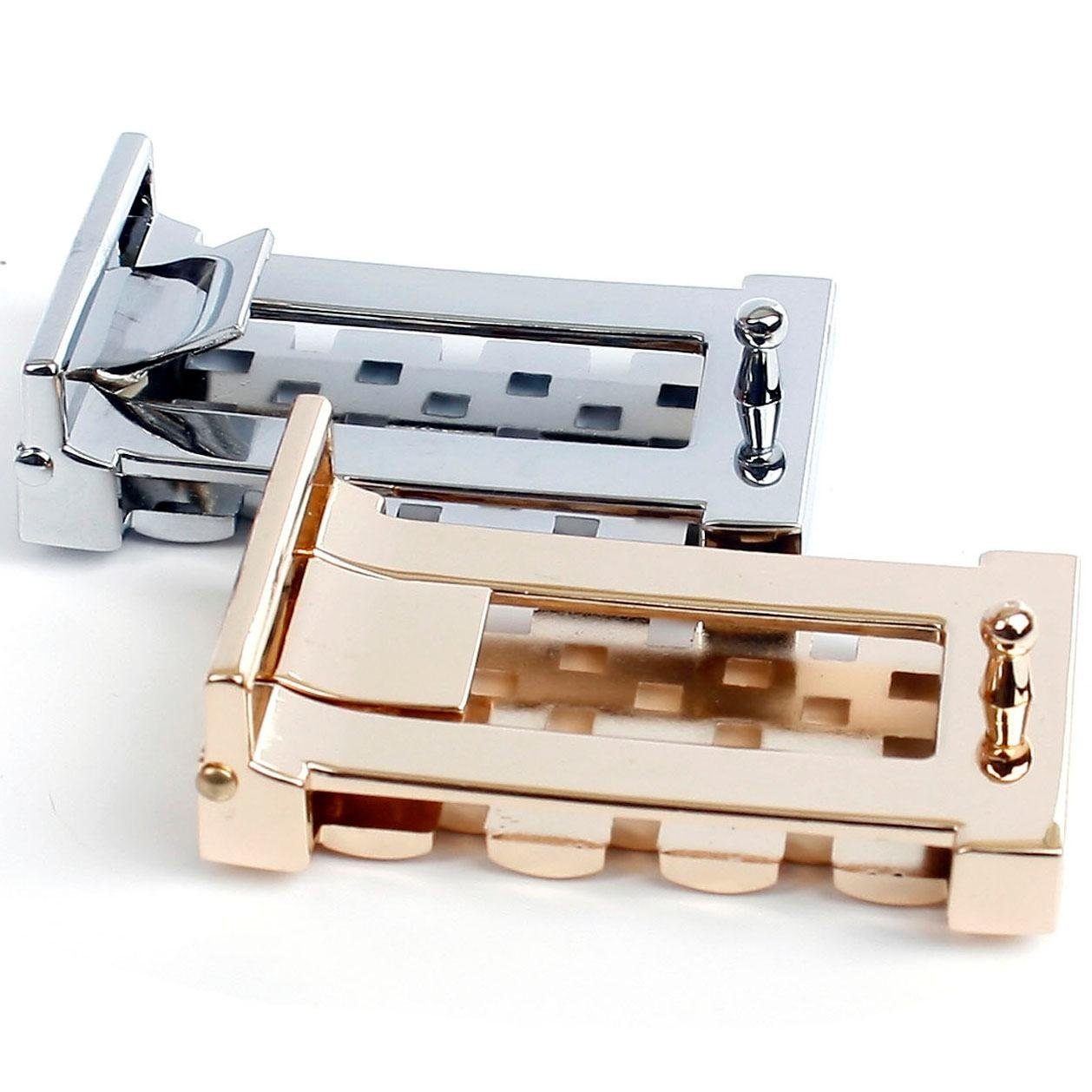 Anthoni Crown Ledergürtel mit Fashion-Koppelschließe, in Gitter-Optik günstig online kaufen