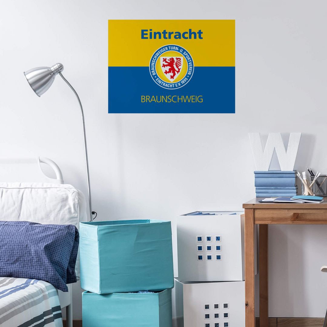 St.) Wandtattoo kaufen | BAUR Wall-Art Banner«, Braunschweig (1 »Eintracht