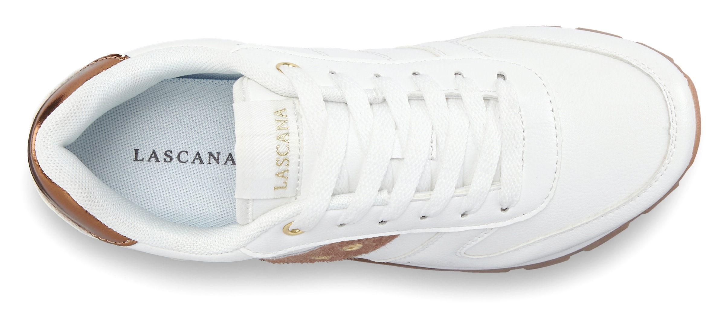 LASCANA Sneaker »Schnürschuh, Halbschuh, Freizeitschuh,«, mit leichter Sohle VEGAN