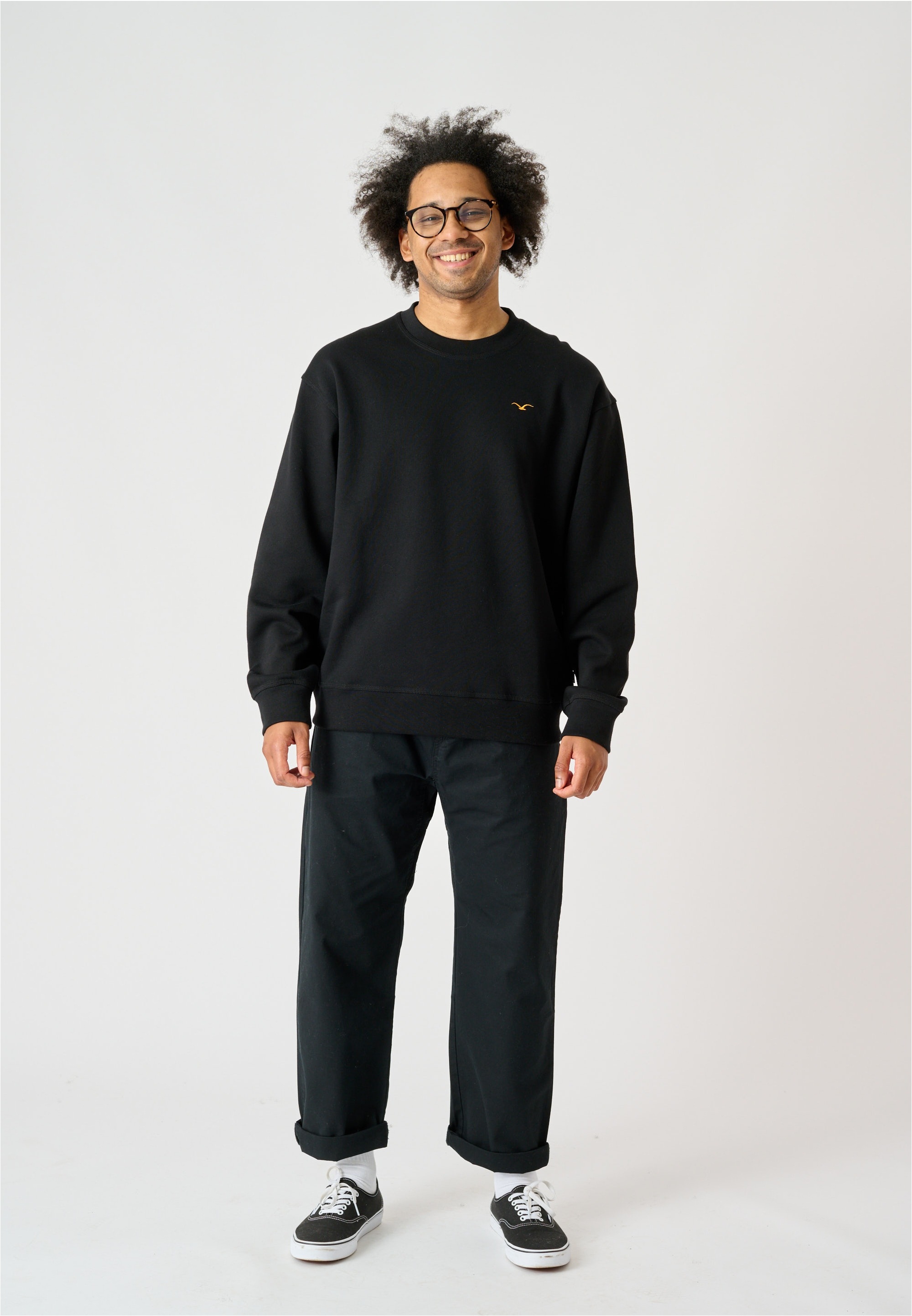 Cleptomanicx Sweatshirt »Ligull Boxy«, mit kleiner Möwenstickerei