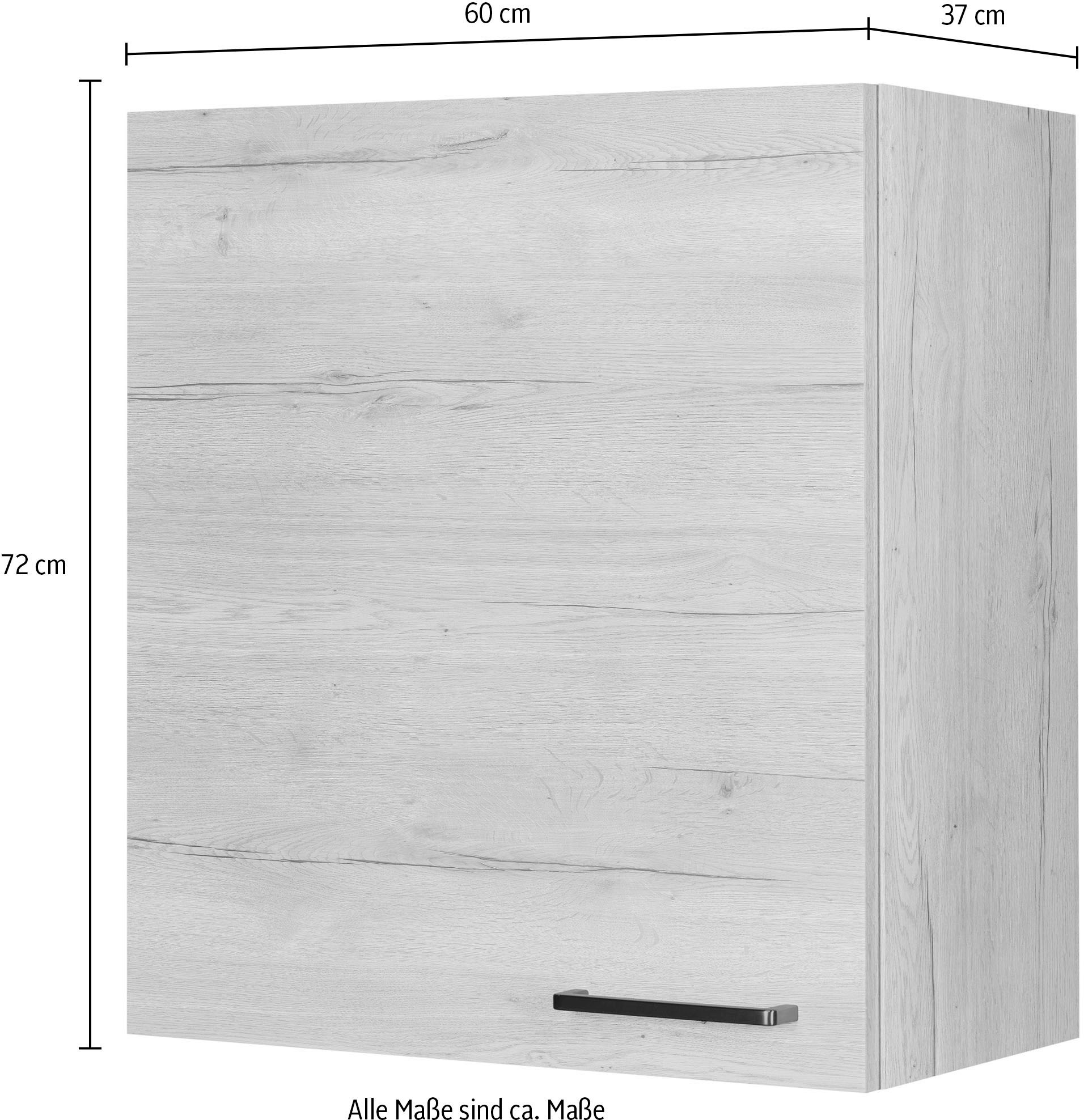 nobilia® Hängeschrank »"Structura", Ausrichtung wählbar, vormontiert,«, in drei Breiten: 30, 40 und 60 cm, mit Soft-Close-Funktion