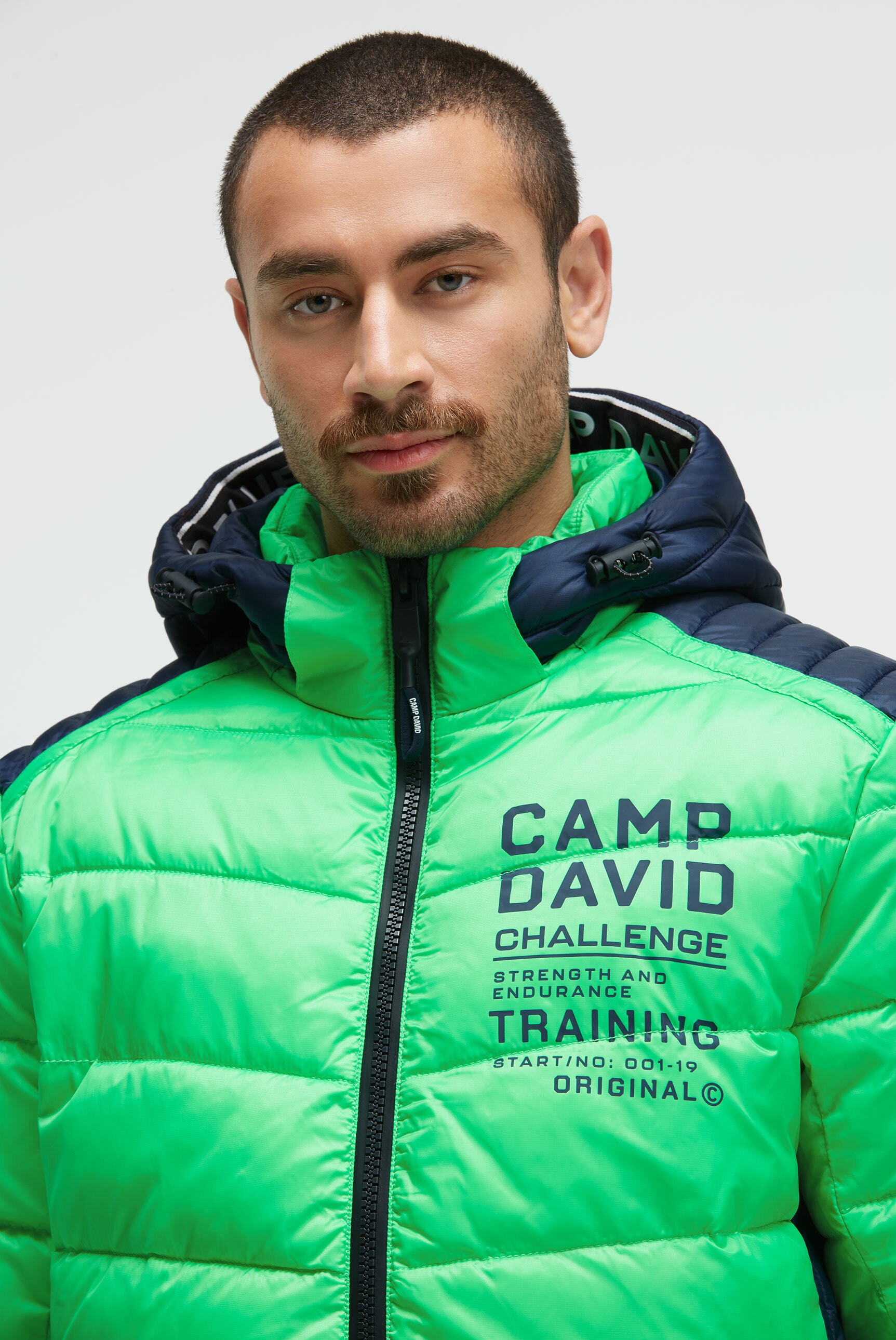 CAMP DAVID Winterjacke mit Kapuze mit abtrennbarer Kapuze