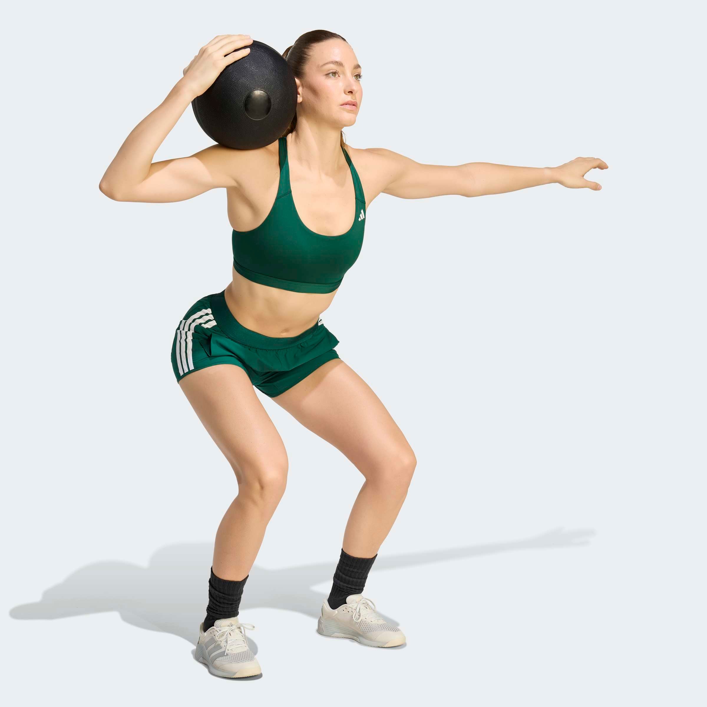 adidas Performance Sport-BH »OPTIME ESSENTIALS WORKOUT MEDIUM SUPPORT BH« ohne Bügel, mit Climacool® Technologie, aus Polyester