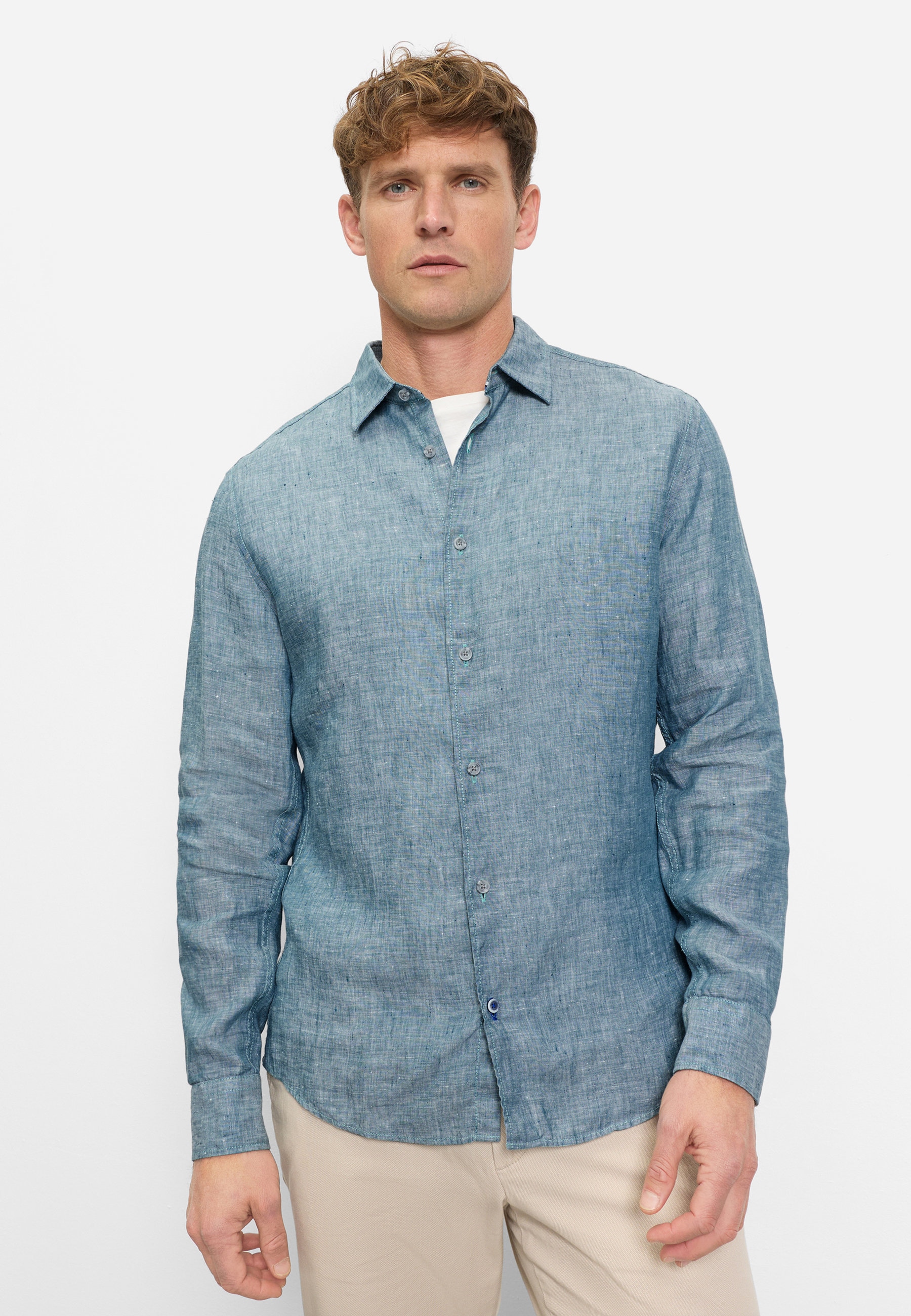 OLYMP Langarmhemd "OLYMP Casual, regular fit, Kent" günstig online kaufen