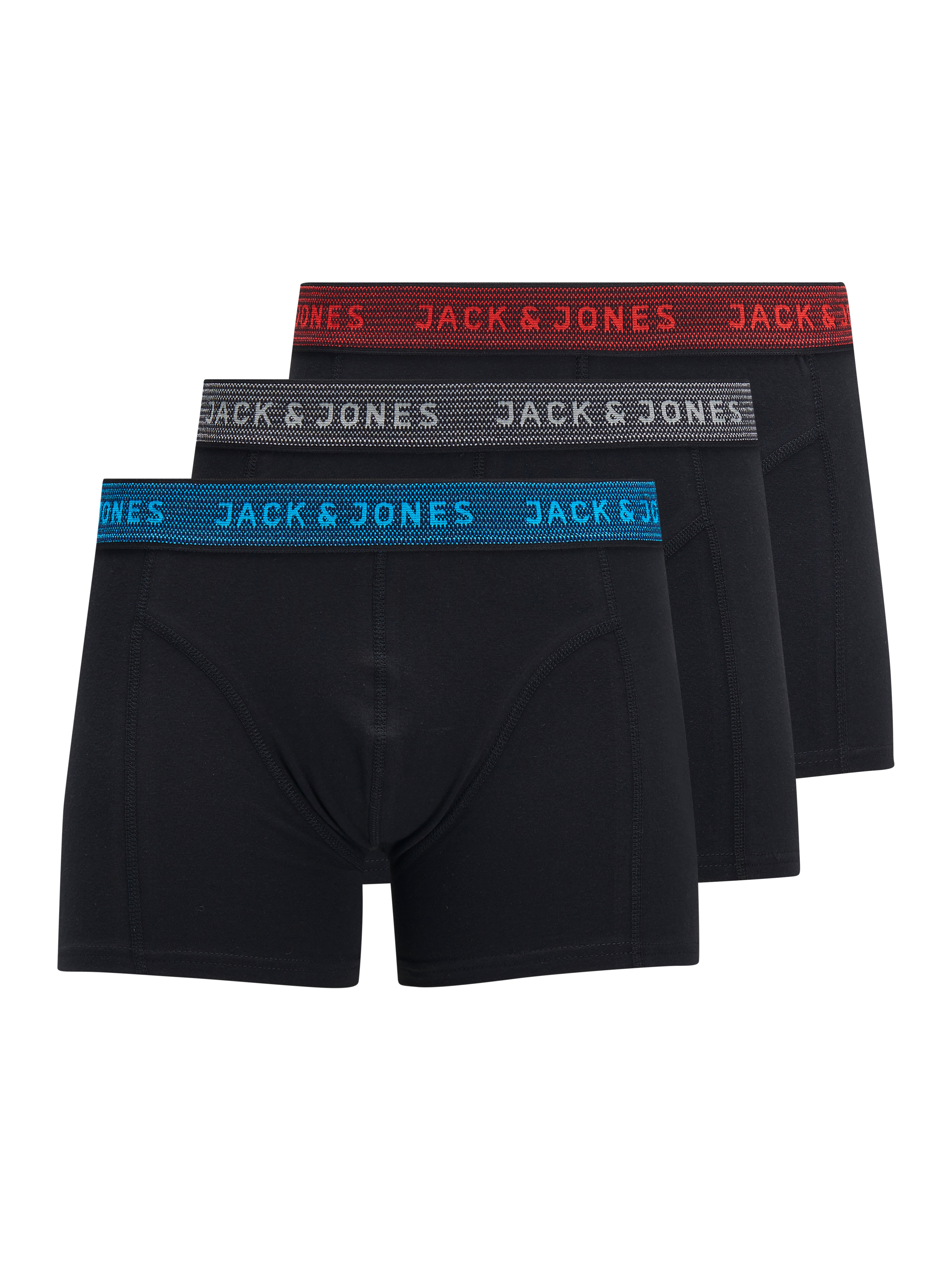 Jack & Jones Junior Trunk "Jacwaistband Trunks 3 Pac" Packung, 3 Stk.