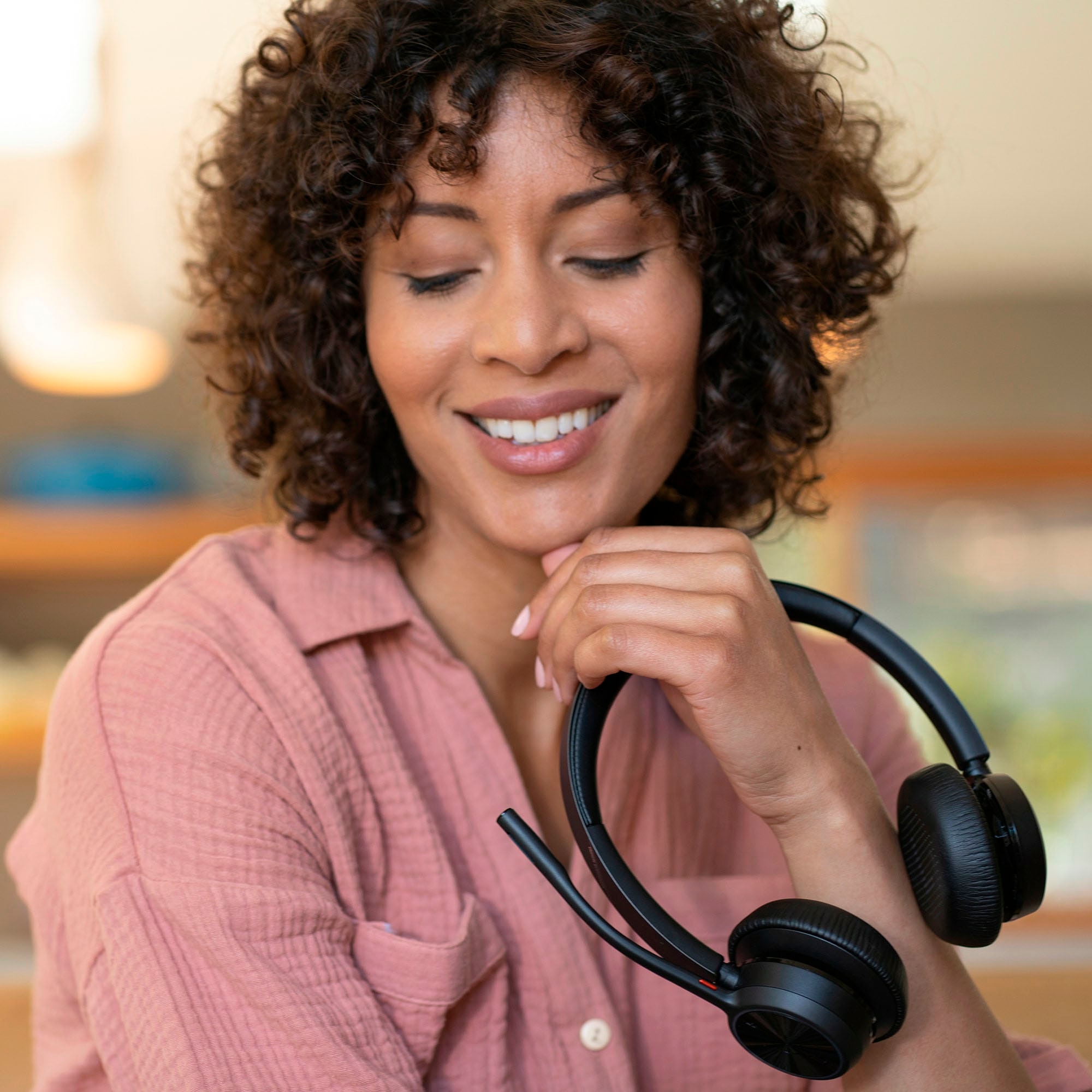 HP Headset »Voyager 4320 UC«, Bluetooth, Freisprechfunktion-Rauschunterdrückung-Sprachsteuerung