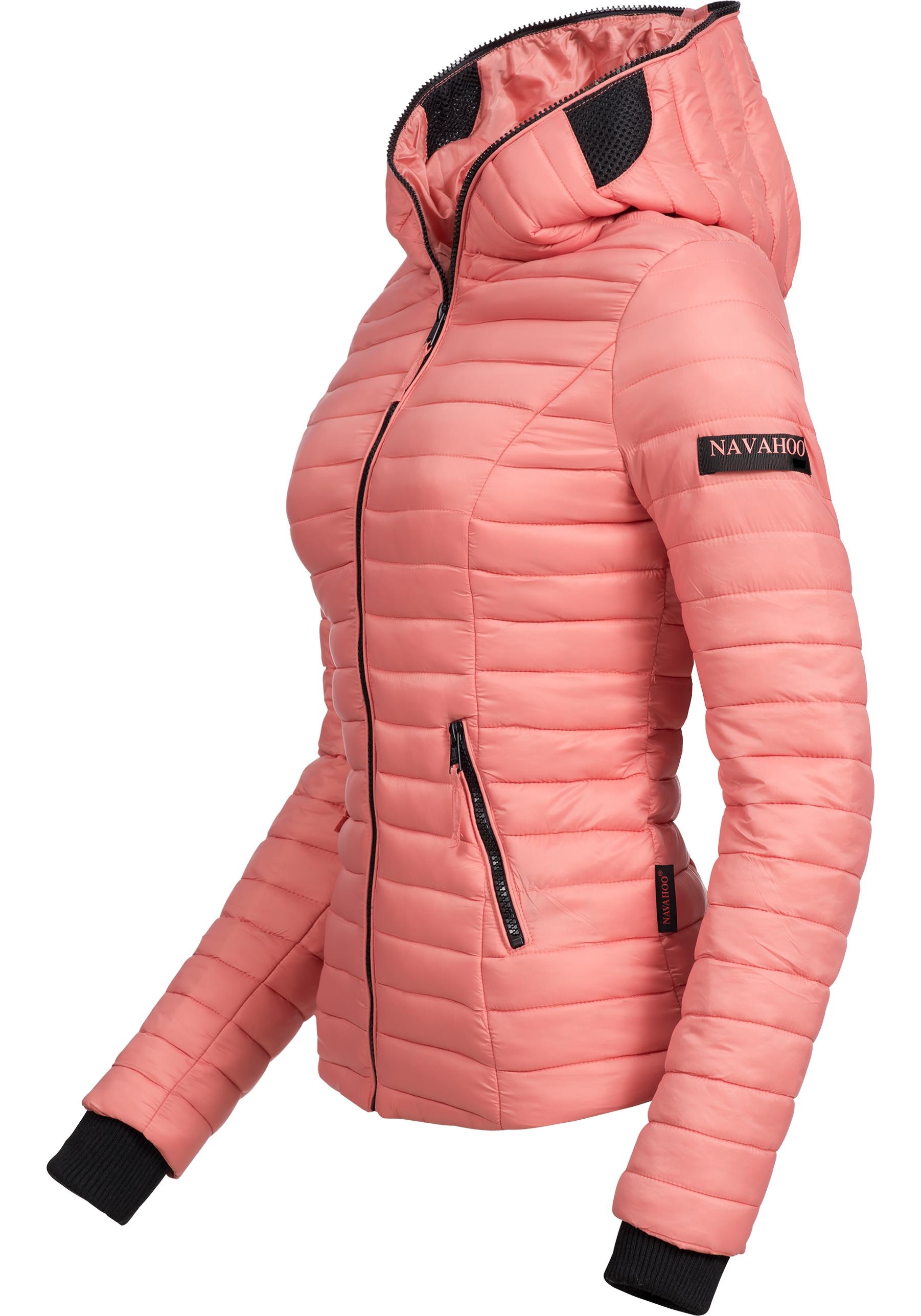 Navahoo Steppjacke »Kimuk«, mit Kapuze, leichte Übergangsjacke mit Kapuze