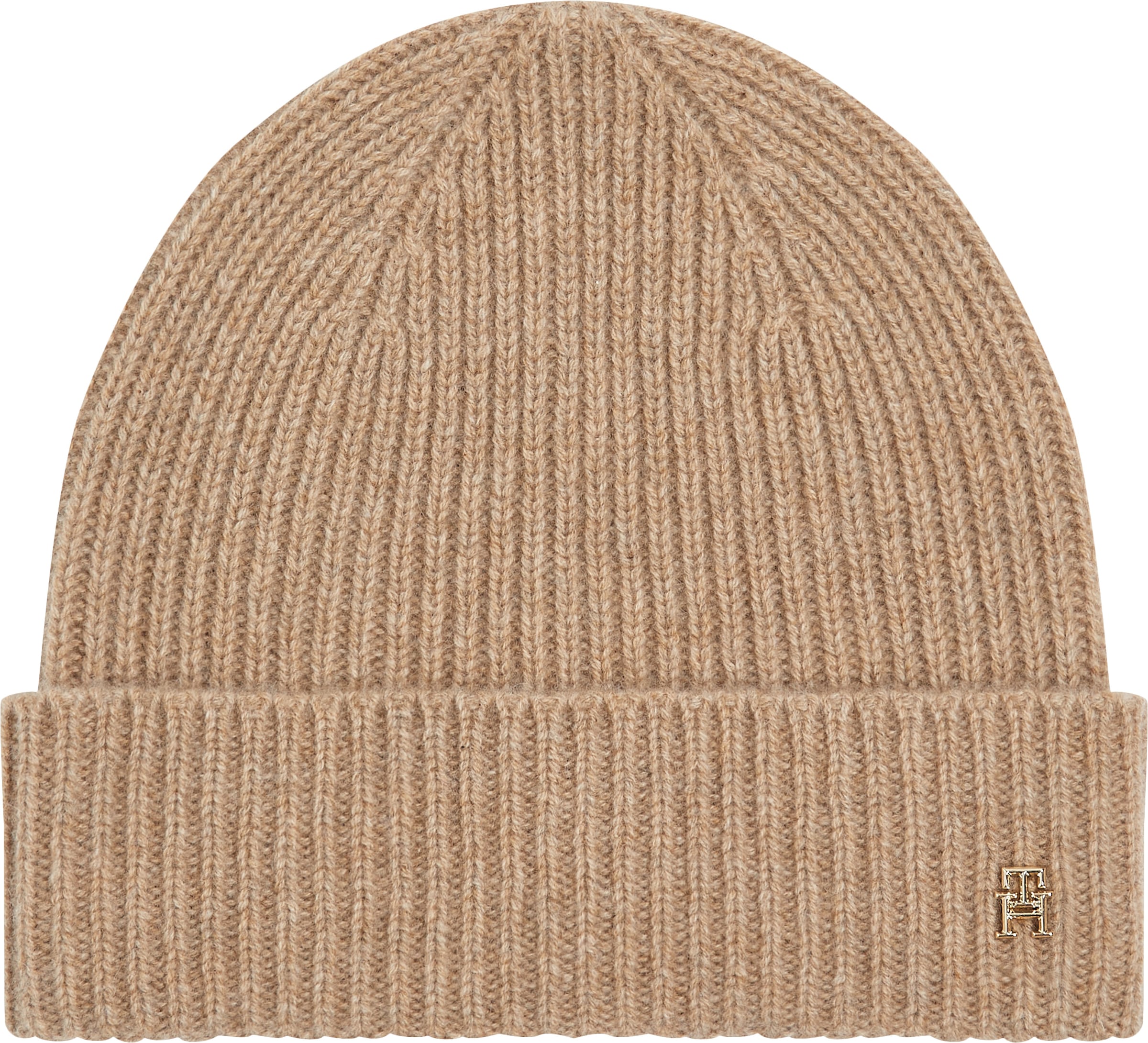 Tommy Hilfiger Strickmütze "CASHMERE CHIC BEANIE", mit Monogramm-Emblem günstig online kaufen