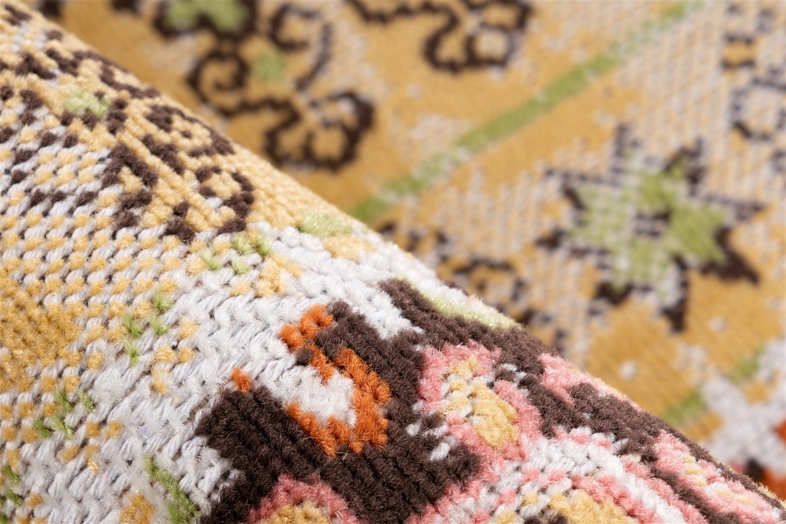 me gusta Teppich »Ariya 425«, rechteckig, 6 mm Höhe, Flachflor, gekettelt, Wohnzimmer