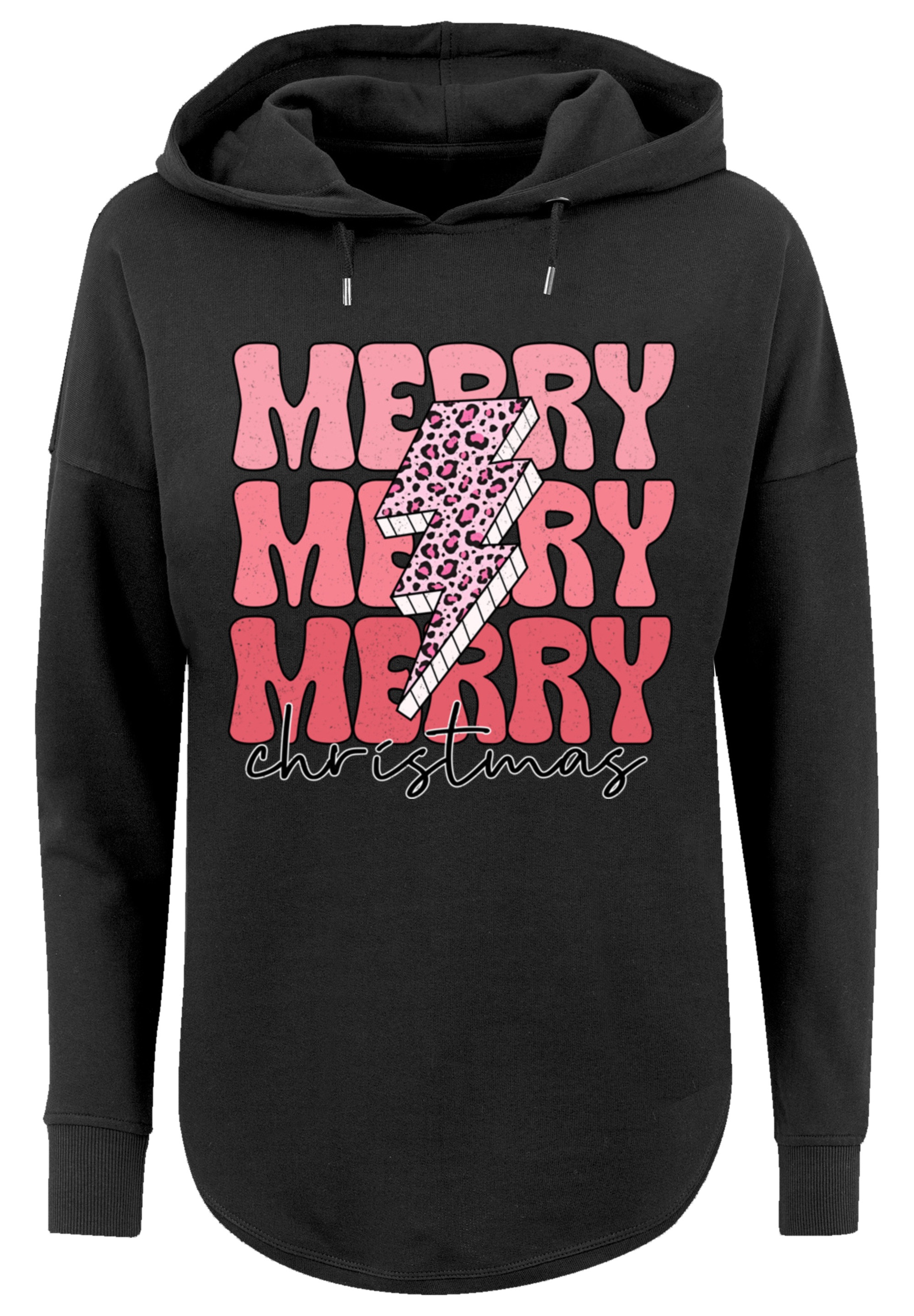 F4NT4STIC Kapuzenpullover »Merry Weihnachten Print Leo Print«, Premium Qualität, Weihnachts-Kollection