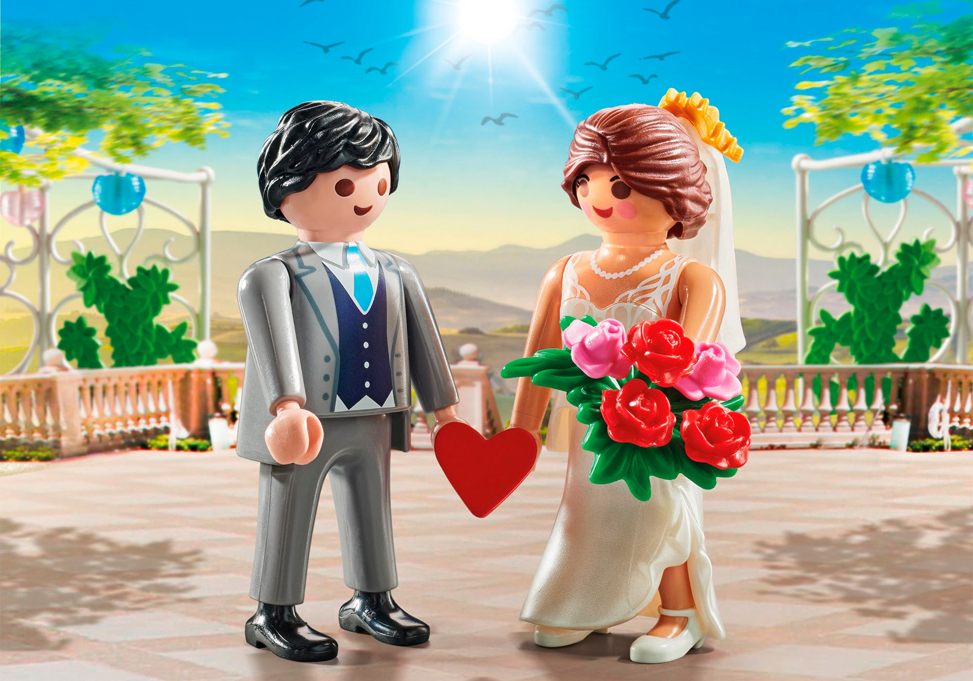 Playmobil® Konstruktions-Spielset »Hochzeitspaar (71507), Duo Pack«, (11 St.), Made in Europe