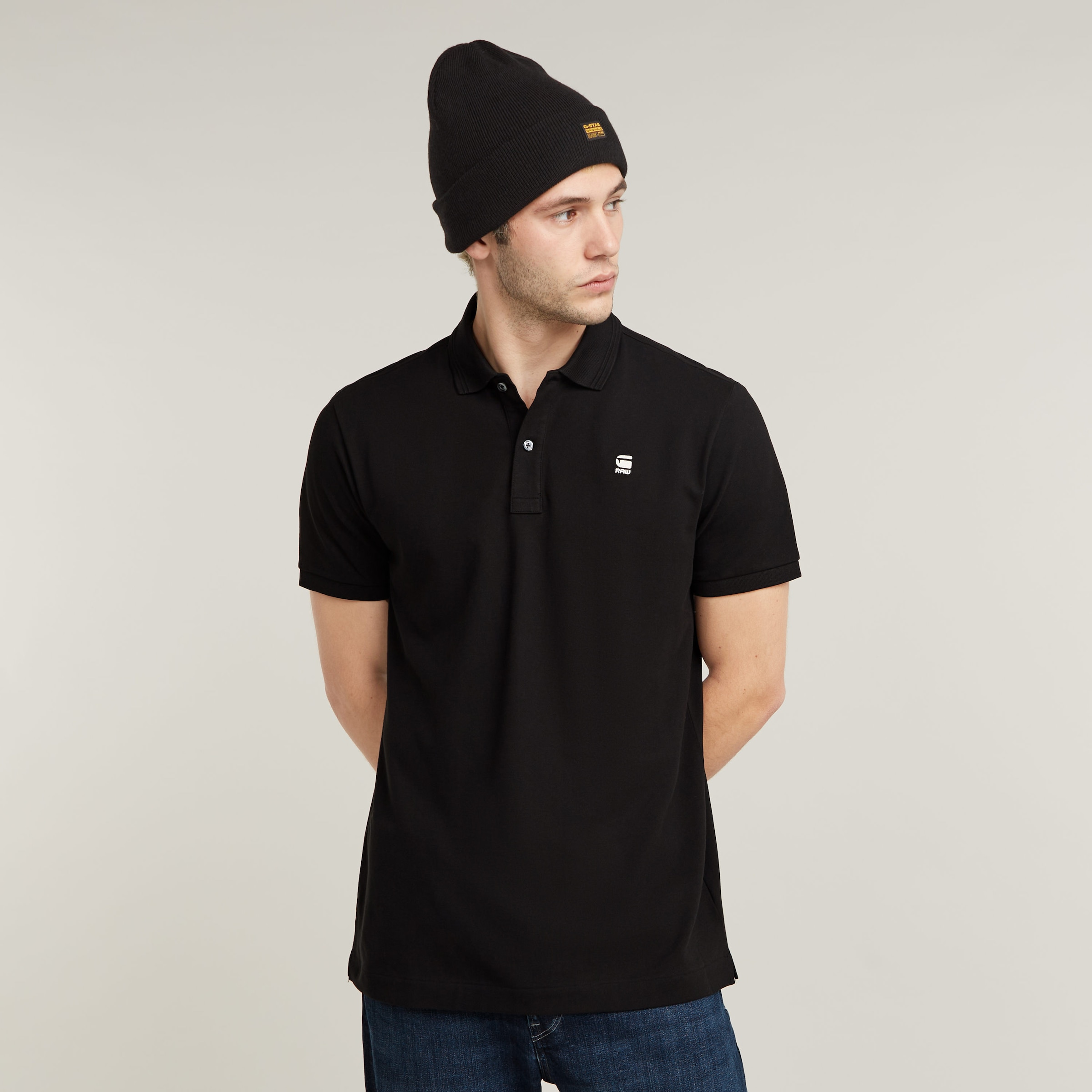 Poloshirt »Dunda slim fit«, Logoprägung auf der Brust