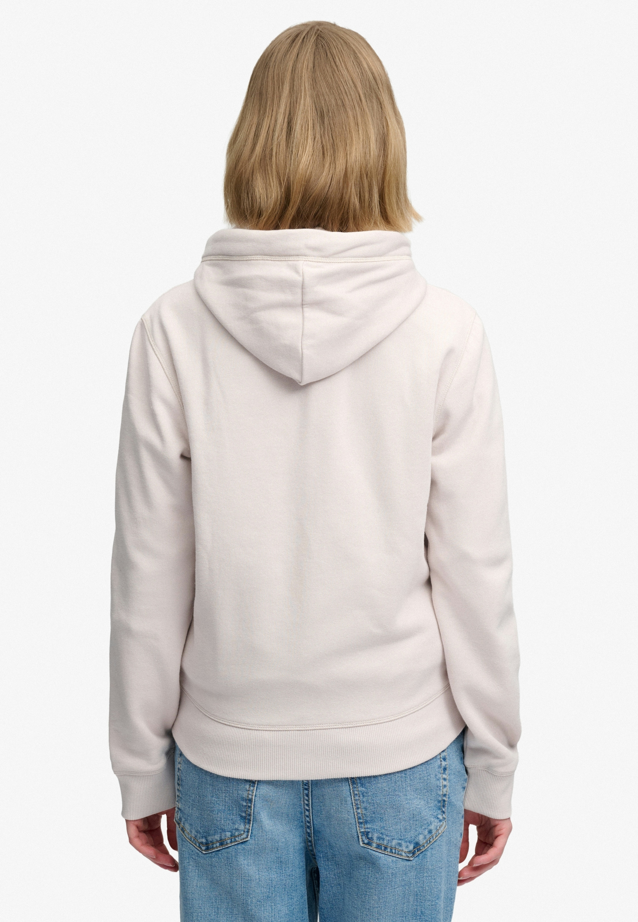 Superdry Kapuzensweatjacke »SIGNATURE EMB ZIPHOOD« Baumwollmischung, relaxed fit