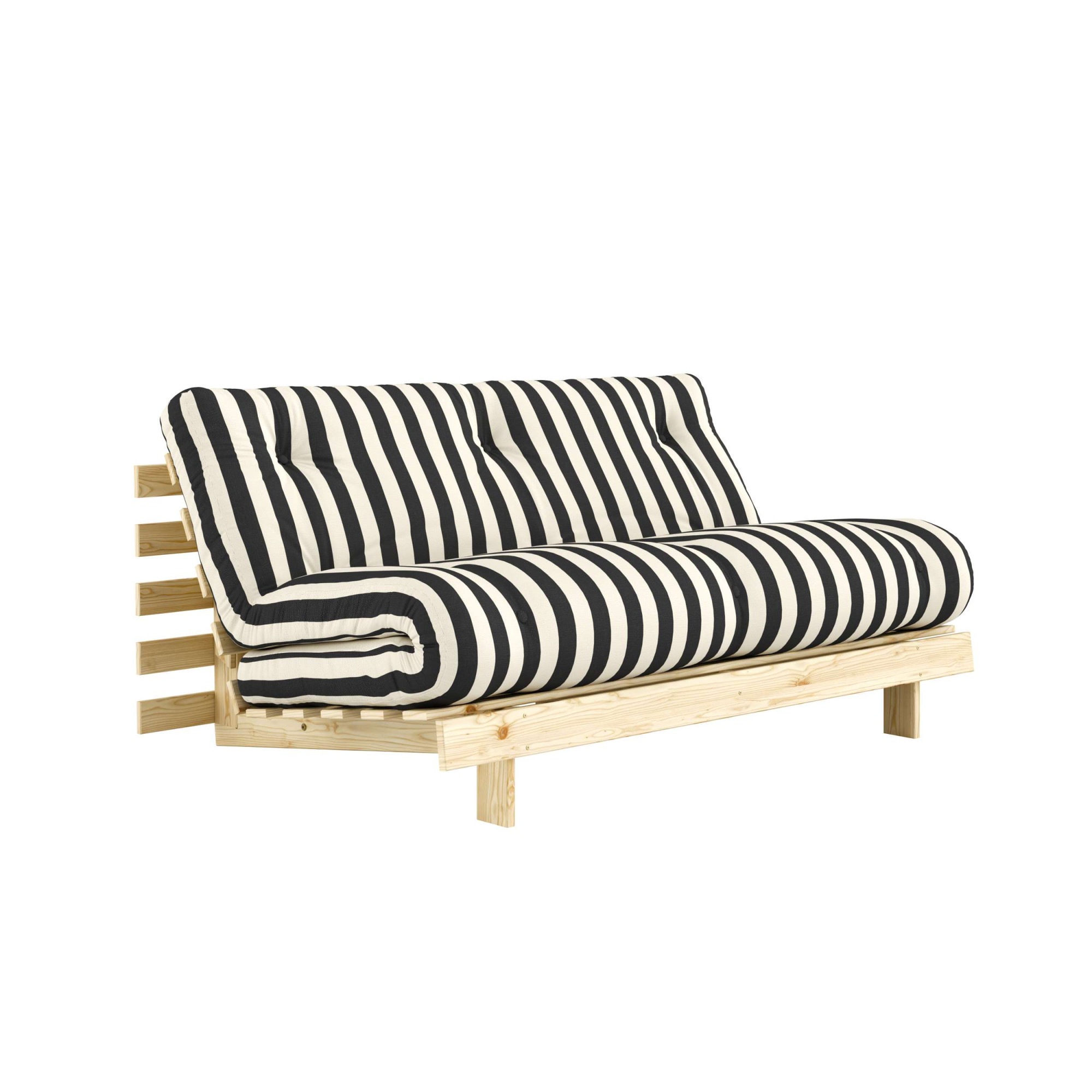 Karup Design Daybett "Roots Sofa Bed, Schlafsofa, Bettfunktion, FSC-Massivholz" Inkl. Futonmatratze, Made in Europe, langlebig, B: 140 oder 160 cm