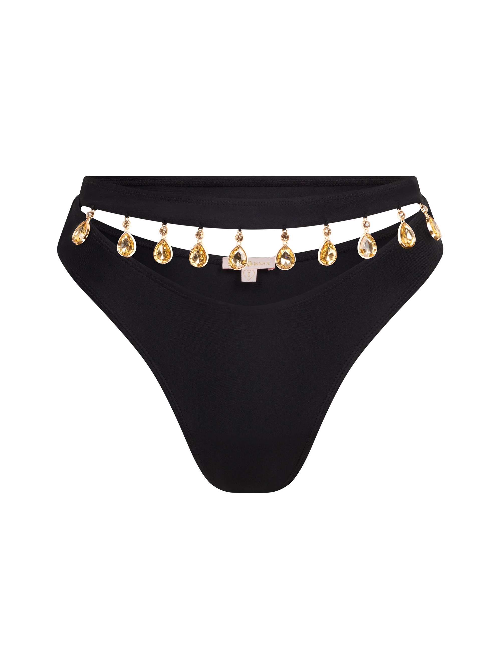 Moda Minx Bikini-Hose »Hera Droplet Cut Out High Waist«, mit wunderschönen Anhängern