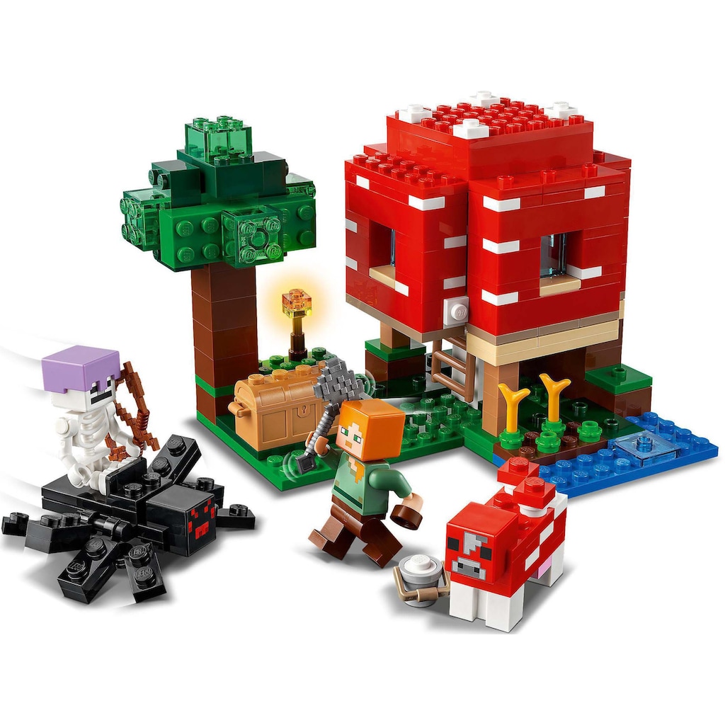 LEGO® Konstruktionsspielsteine »Das Pilzhaus (21179), LEGO® Minecraft™«, (272 St.)