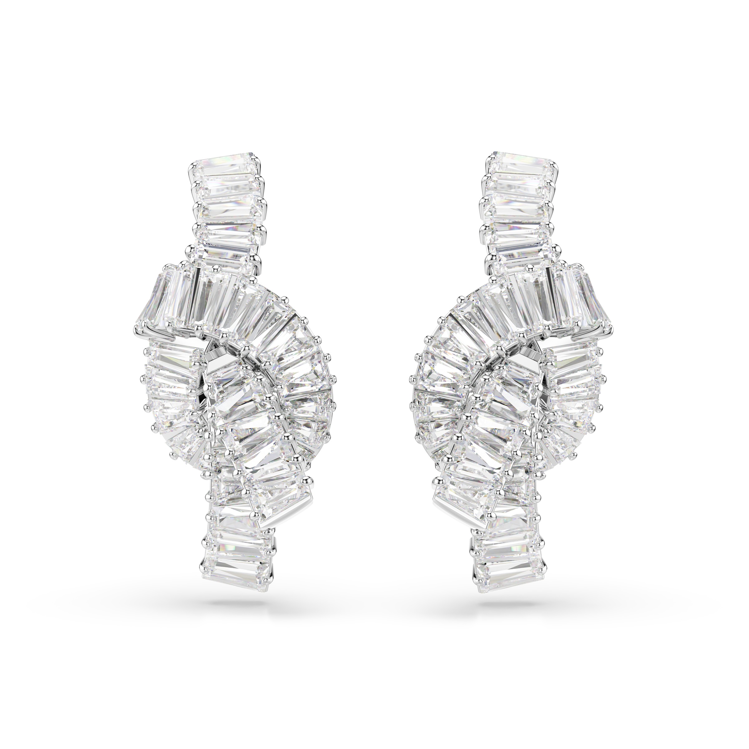 Swarovski Paar Ohrstecker »Schmuck Geschenk Matrix Ohrringe«, mit Swarovski® Kristall, Swarovski® Zirkonia (synth.)