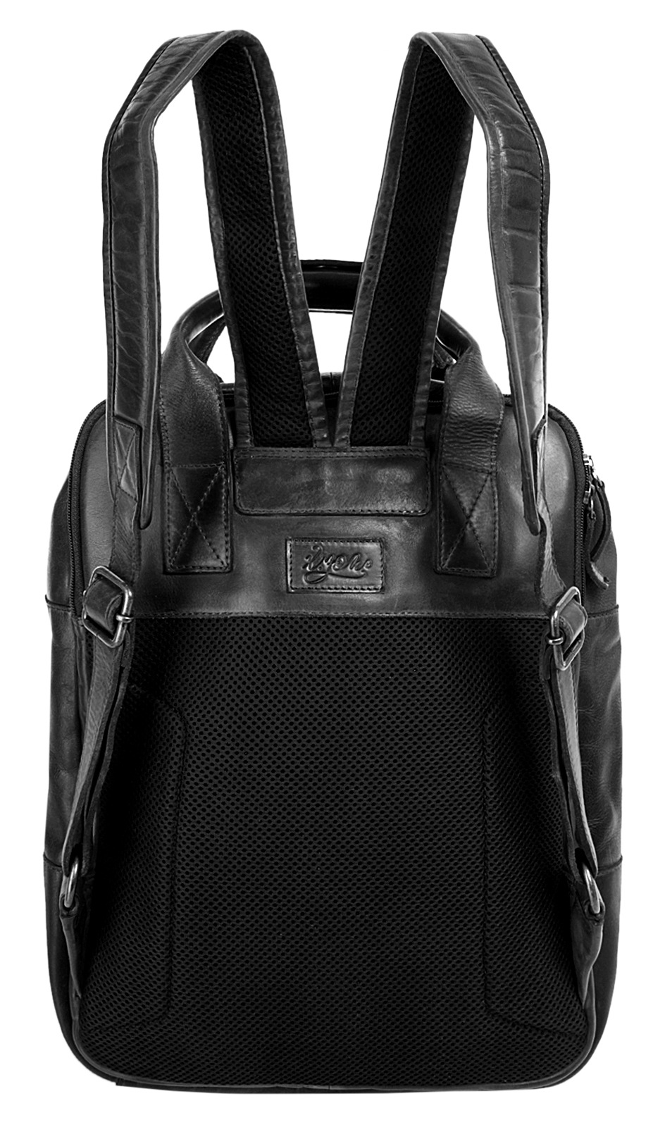 X-Zone Laptoprucksack, echt Leder