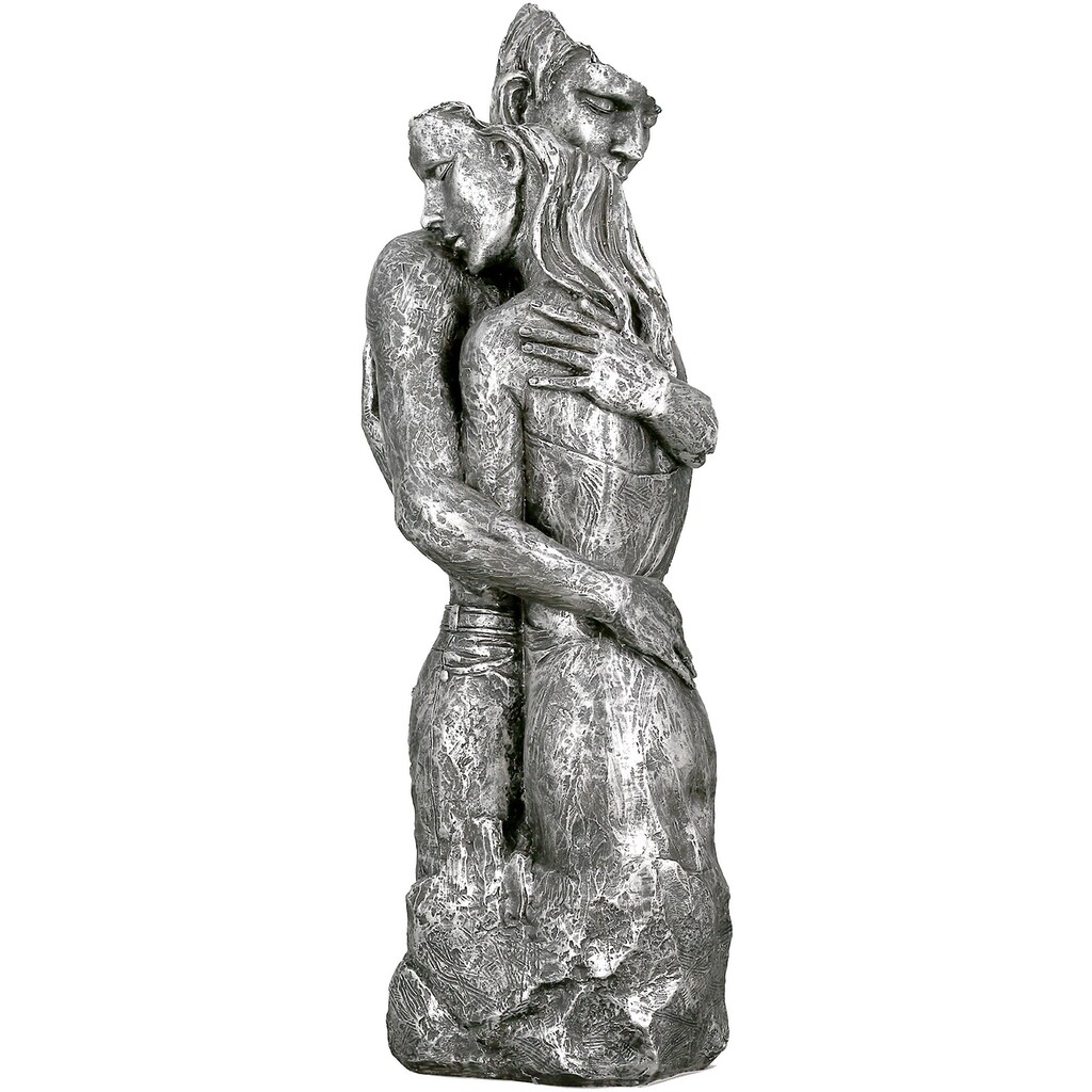 GILDE Dekofigur »Skulptur Embrace, silber«