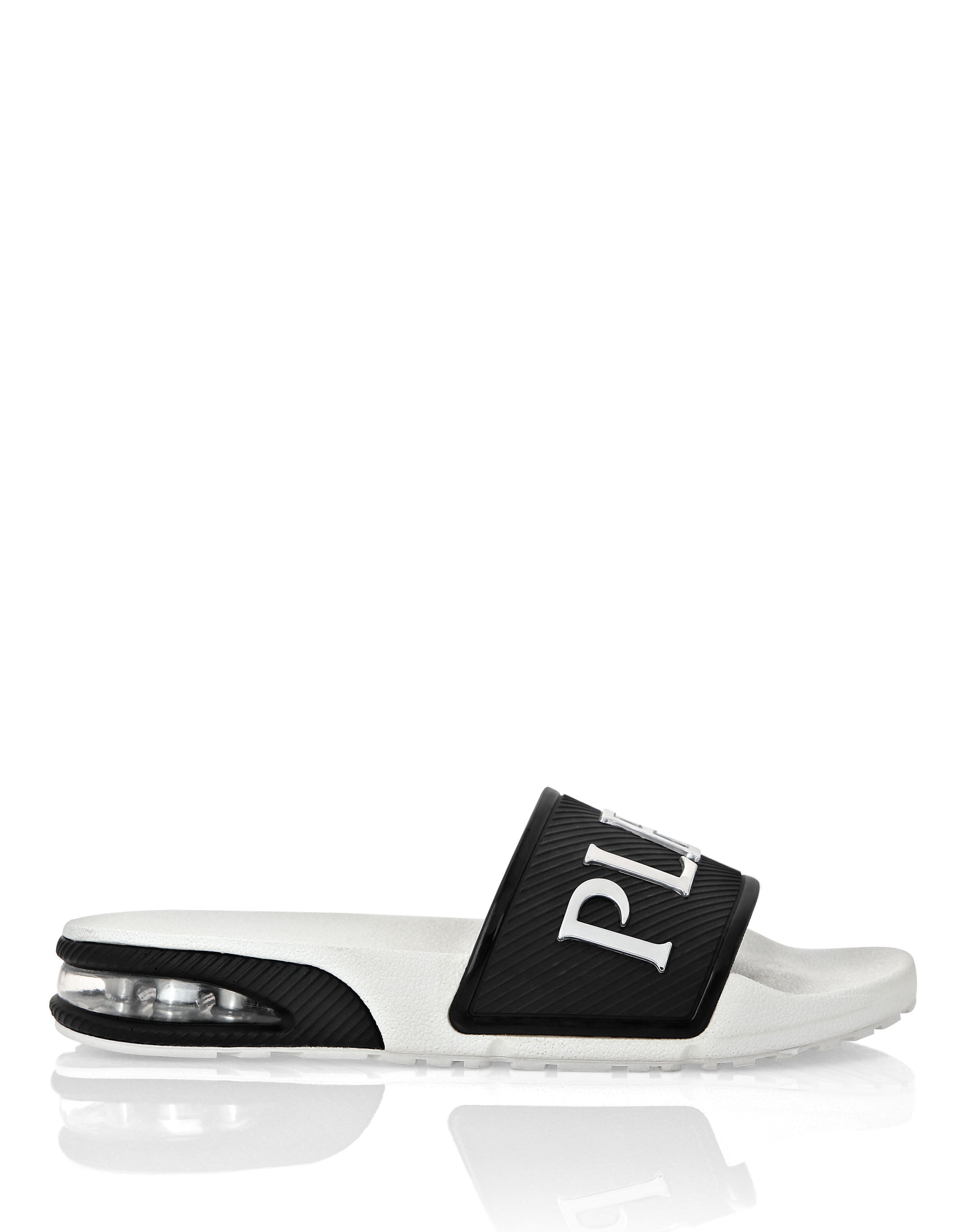 PLEIN SPORT Strandschuh »Flache Gummisandalen«