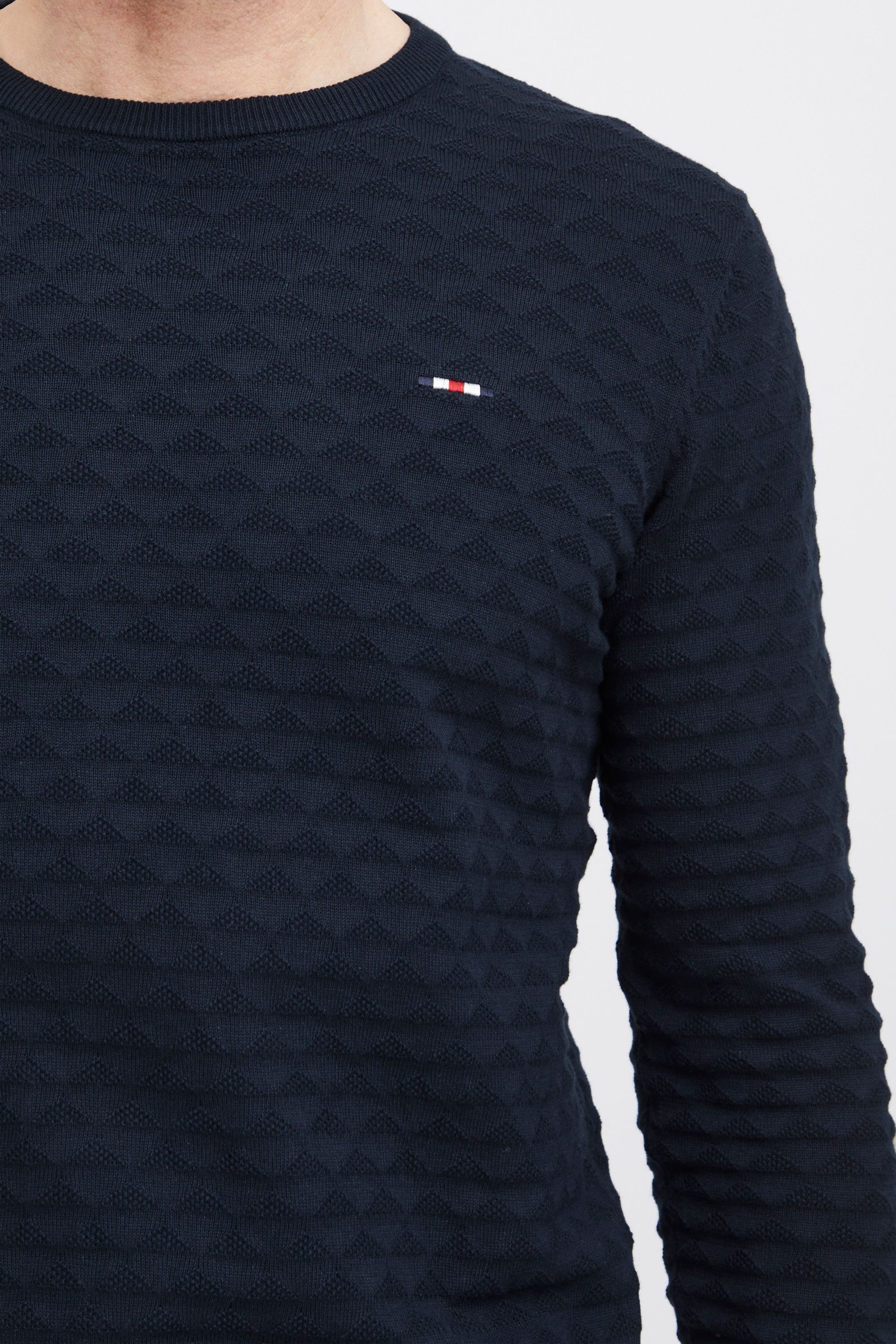 FQ1924 Strickfleece-Pullover »Strickpullover FQKYLE structure crewneck knit«