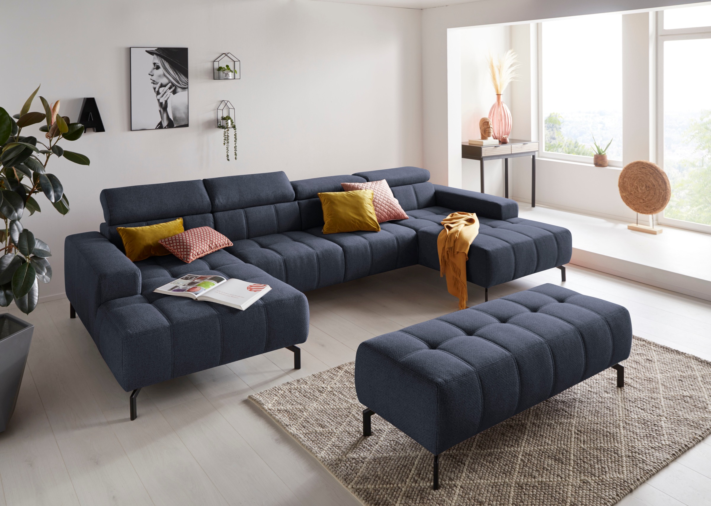 DOMO collection Polsterhocker »Cunelli«, passend zur "Cunelli"-Serie