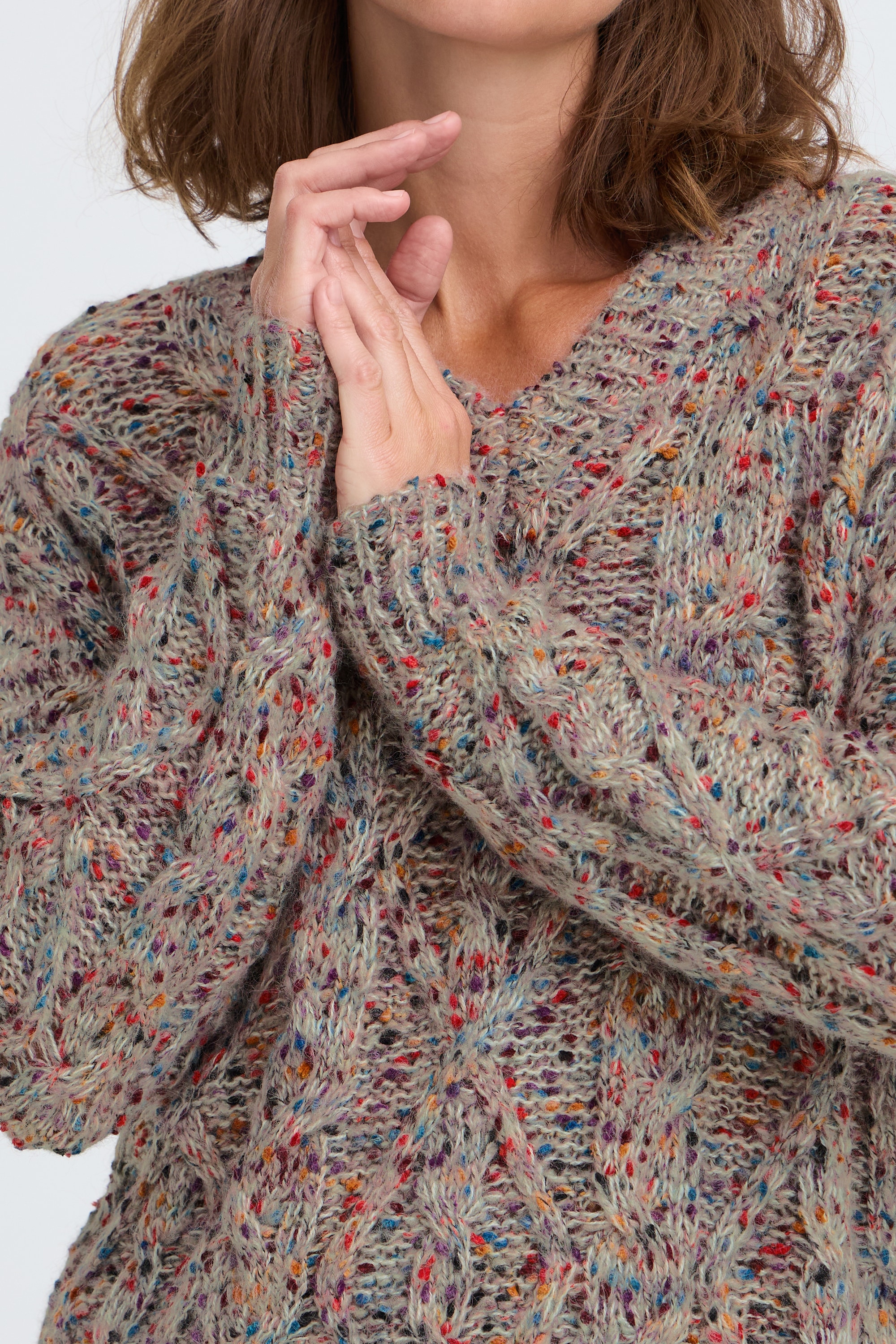 Pulz Jeans Strickpullover »Damen Langarm PZELIN«