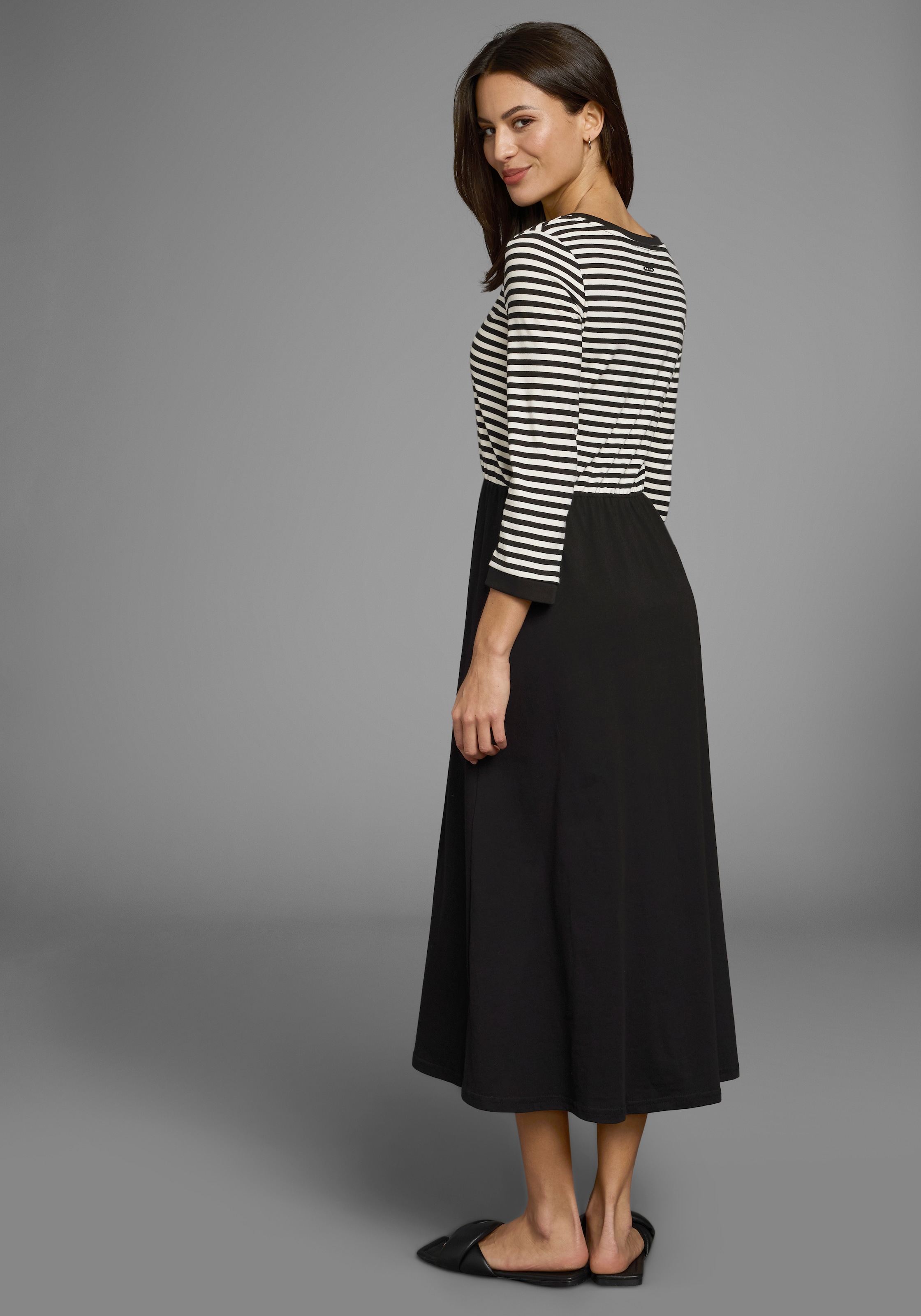 Thumbnail - Laura Scott 2-in-1-Kleid mit Streifen-Design