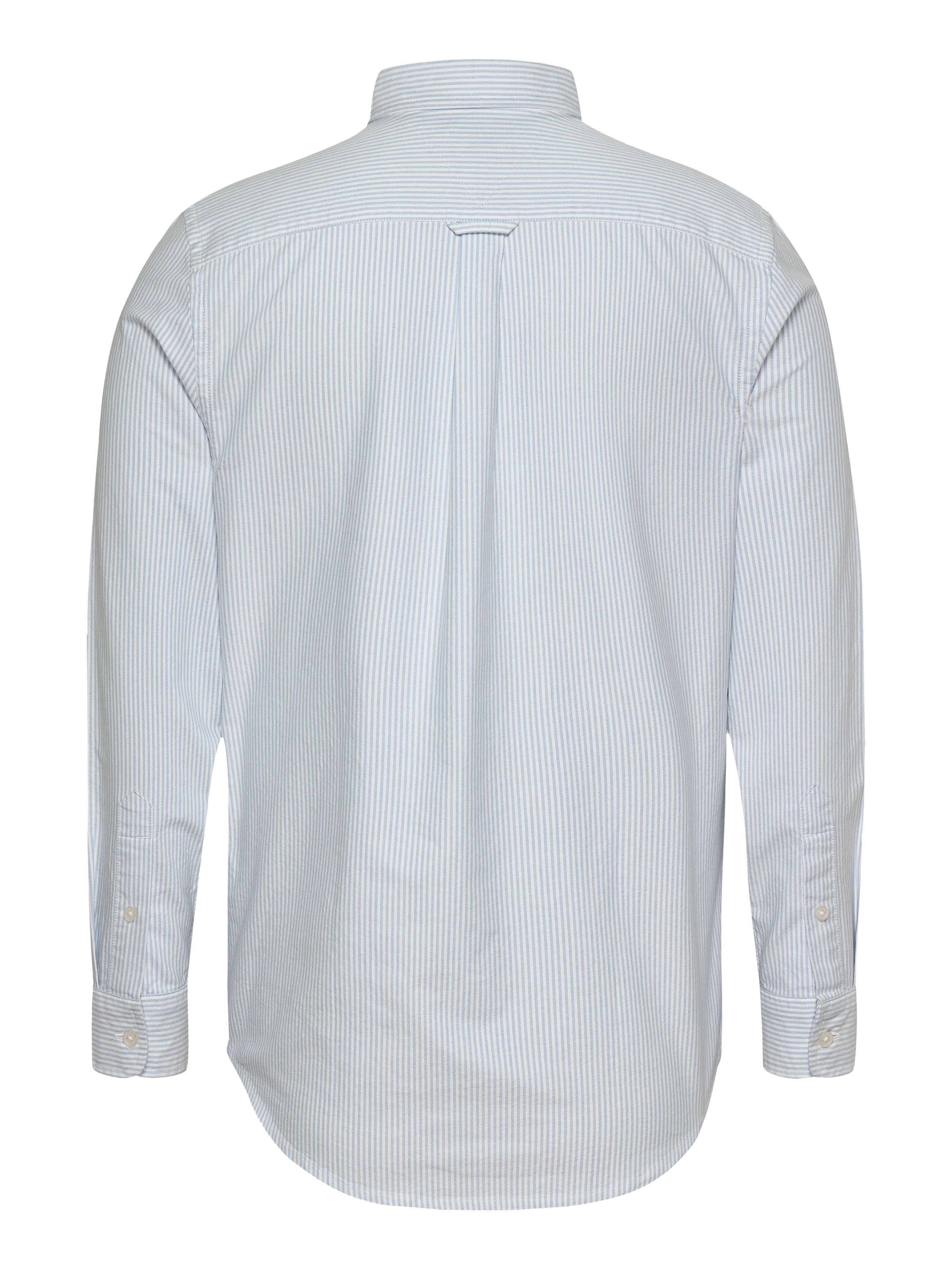 Tommy Jeans Langarmhemd »TJM SLIM STRIPE OXFORD SHIRT EXT«, Mit Button-Down-Kragen