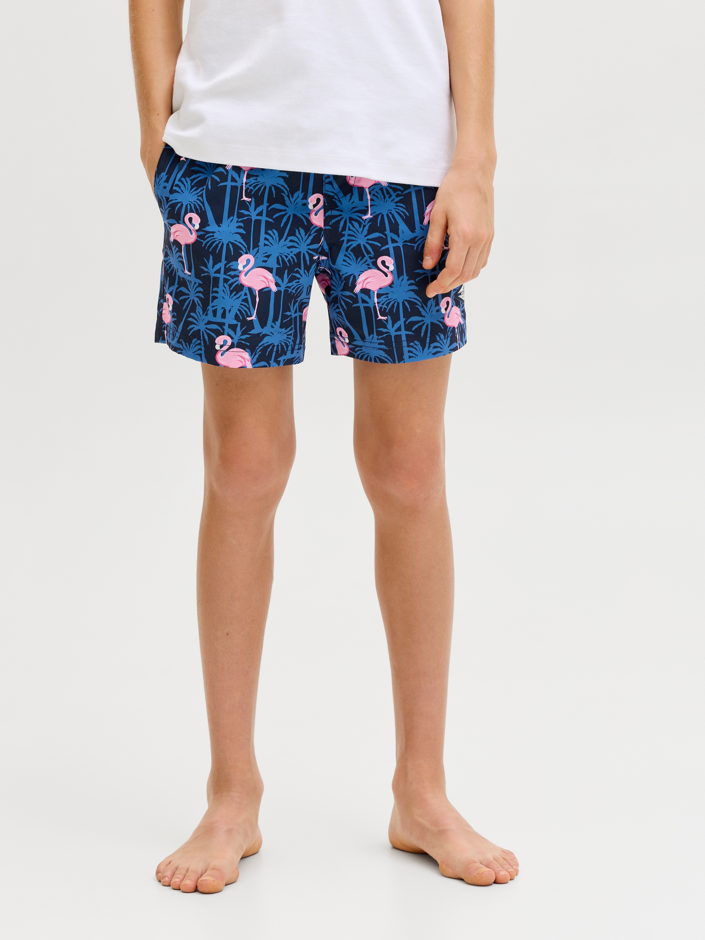 Jack & Jones Junior Badeshorts »JPSTMAUI VIBES NOVELTY AOP SWIM SH JNR«