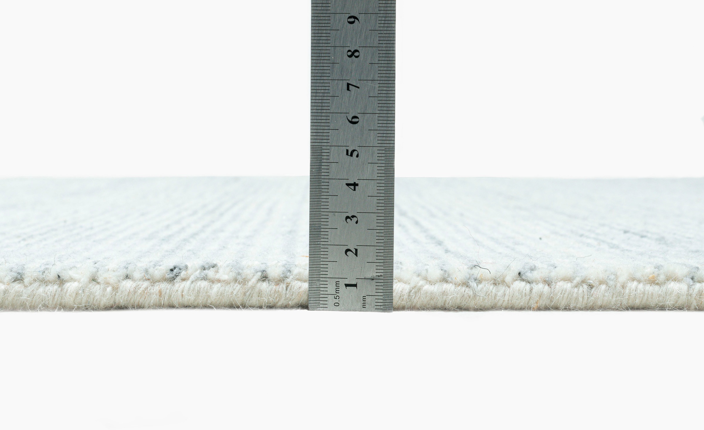 Sansibar Teppich »Tinnum Uni meliert«, rechteckig, 13 mm Höhe, meliert, 60% Wolle, handgearbeitet in aufwendiger Handloom-Technik