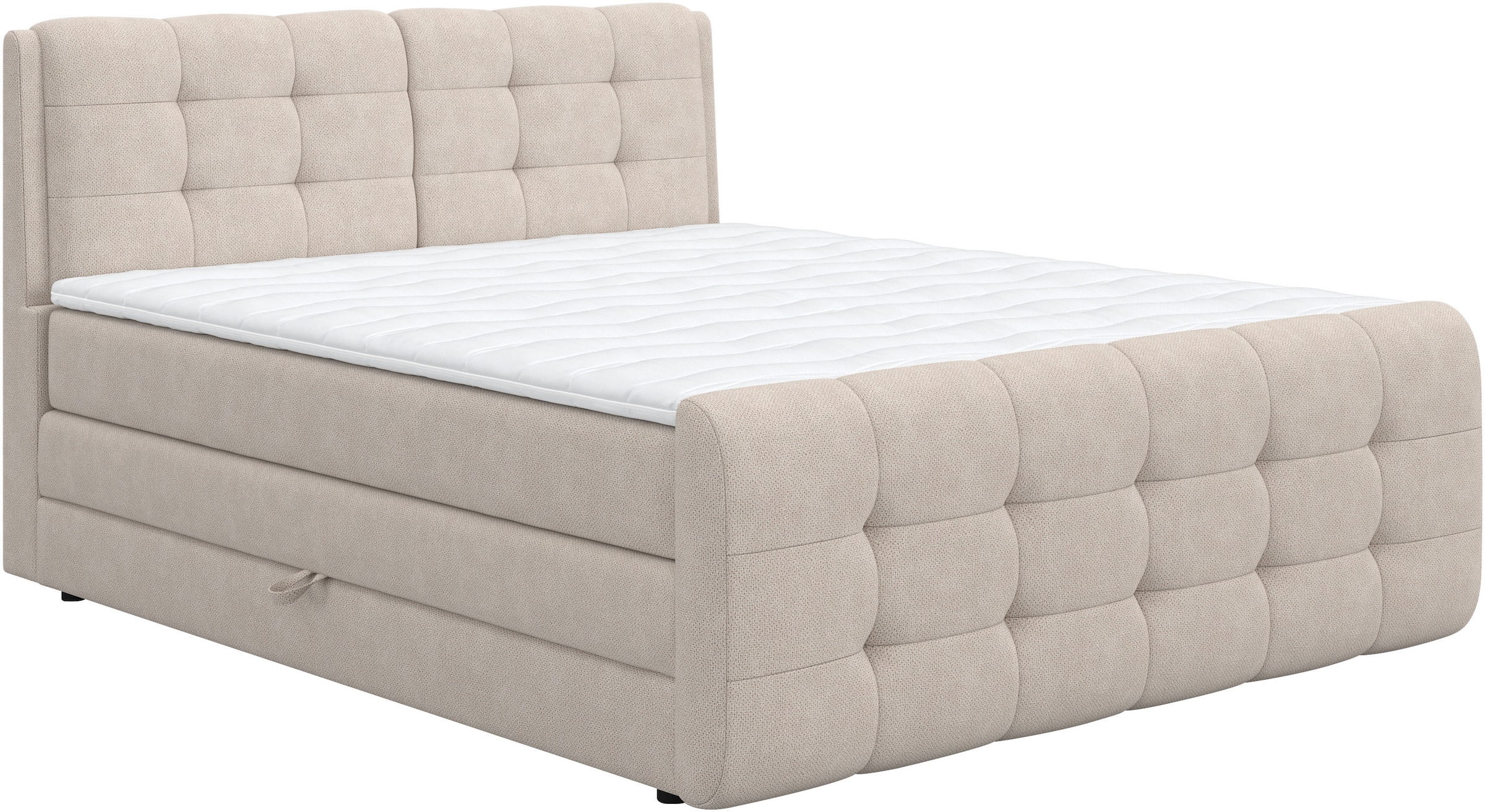 COTTA Boxspringbett »Fort mit Bettkasten, inkl. Topper«, erhältlich in verschiedenen Breiten (160cm, 180cm & 200cm)