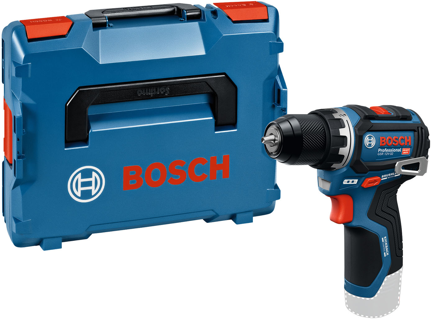 Bosch Professional Akku-Bohrschrauber "GSR 12V-32 solo" inkl. L-BOXX, ohne Akku und Ladegerät