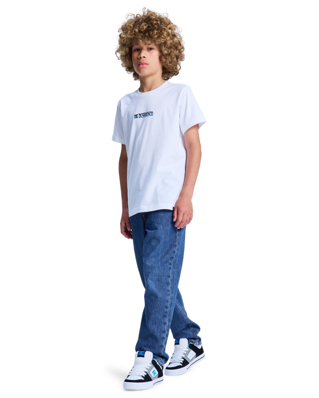 Dc Shoes Jean Edbdp03062 Baggy Fit Stone Indigo 8 Années Garçons 3