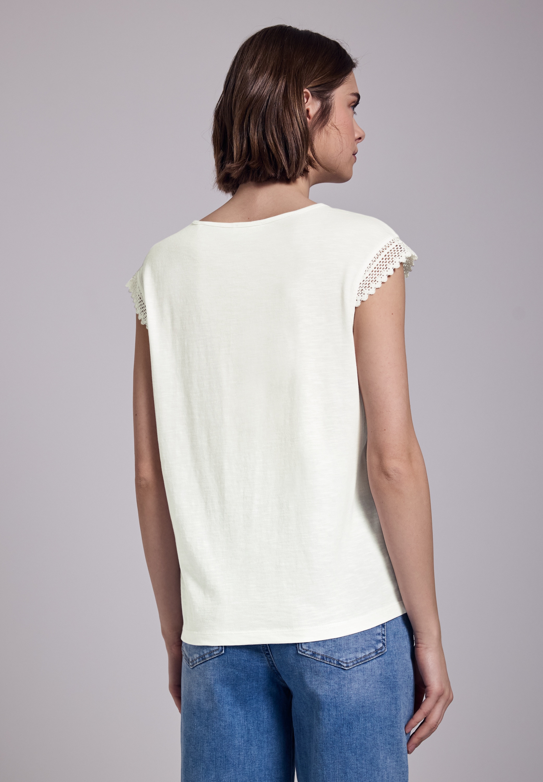 STREET ONE STUDIO T-Shirt, im soften Baumwoll-Mix