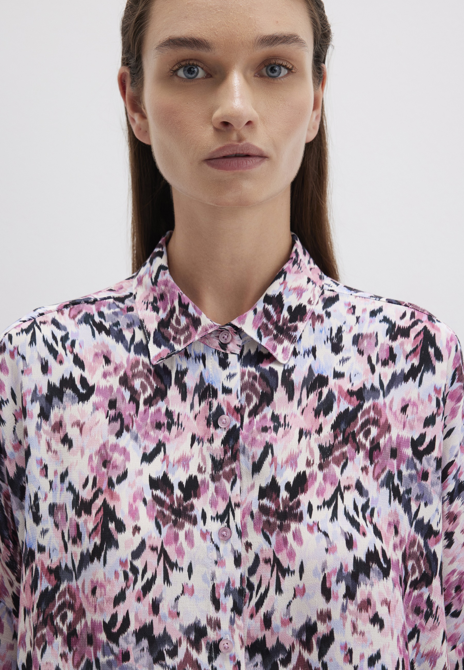 Mavi Langarmbluse »LONG SLEEVE SHIRT«, Print Bluse