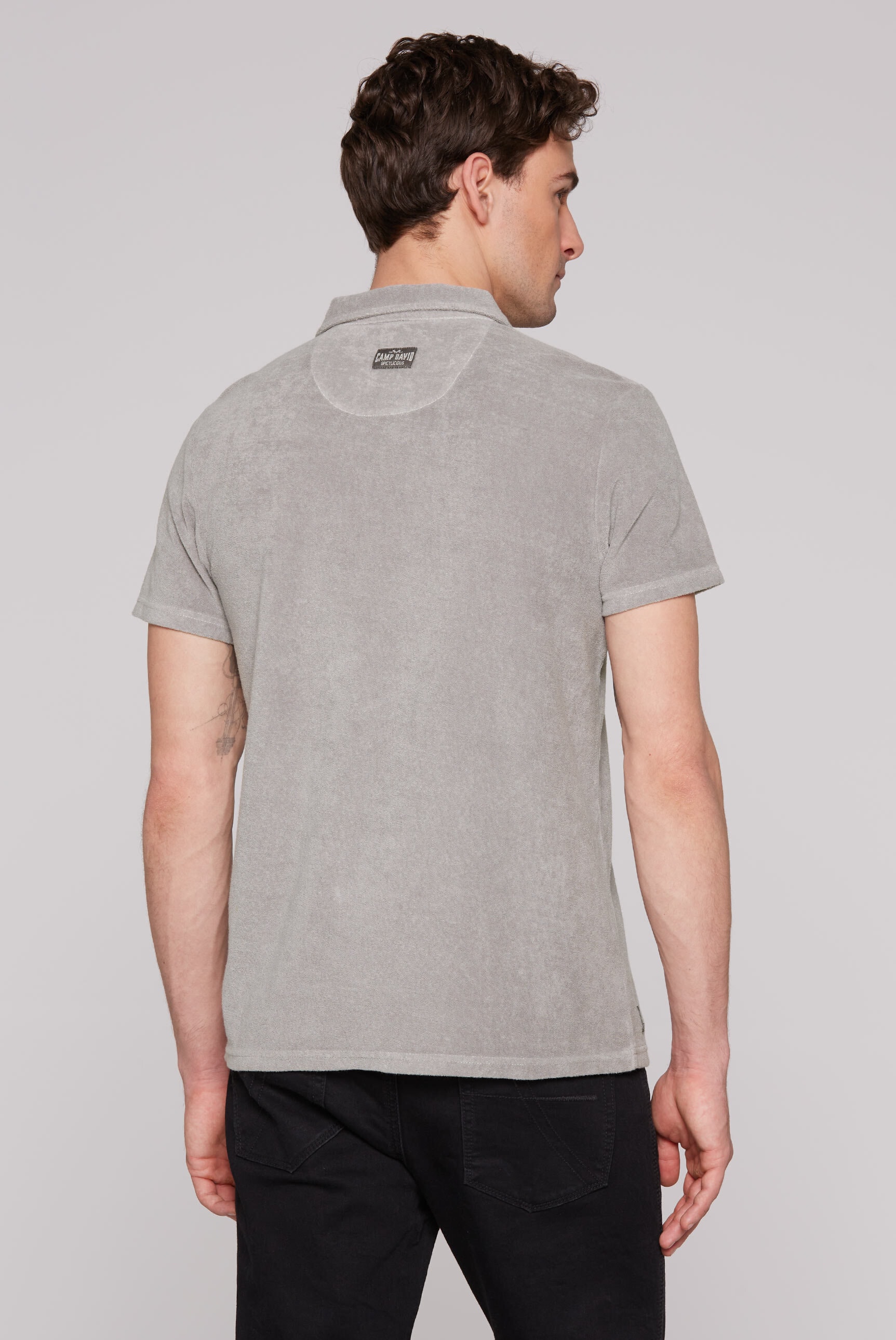 CAMP DAVID Poloshirt, mit Stickerei