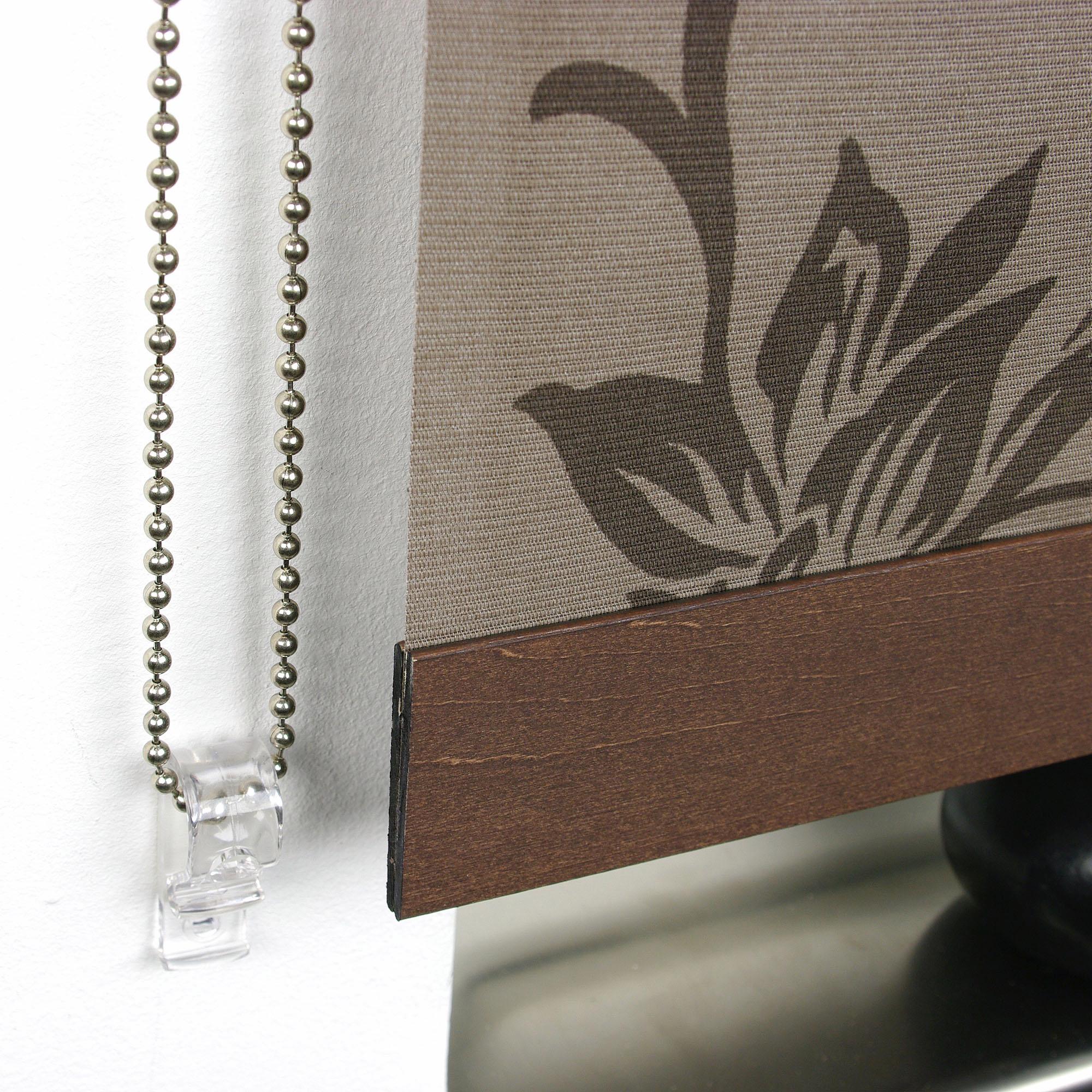 Thumbnail - Liedeco Seitenzugrollo "Natur Dekor" Lichtschutz mit Bohren/ohne Bohren