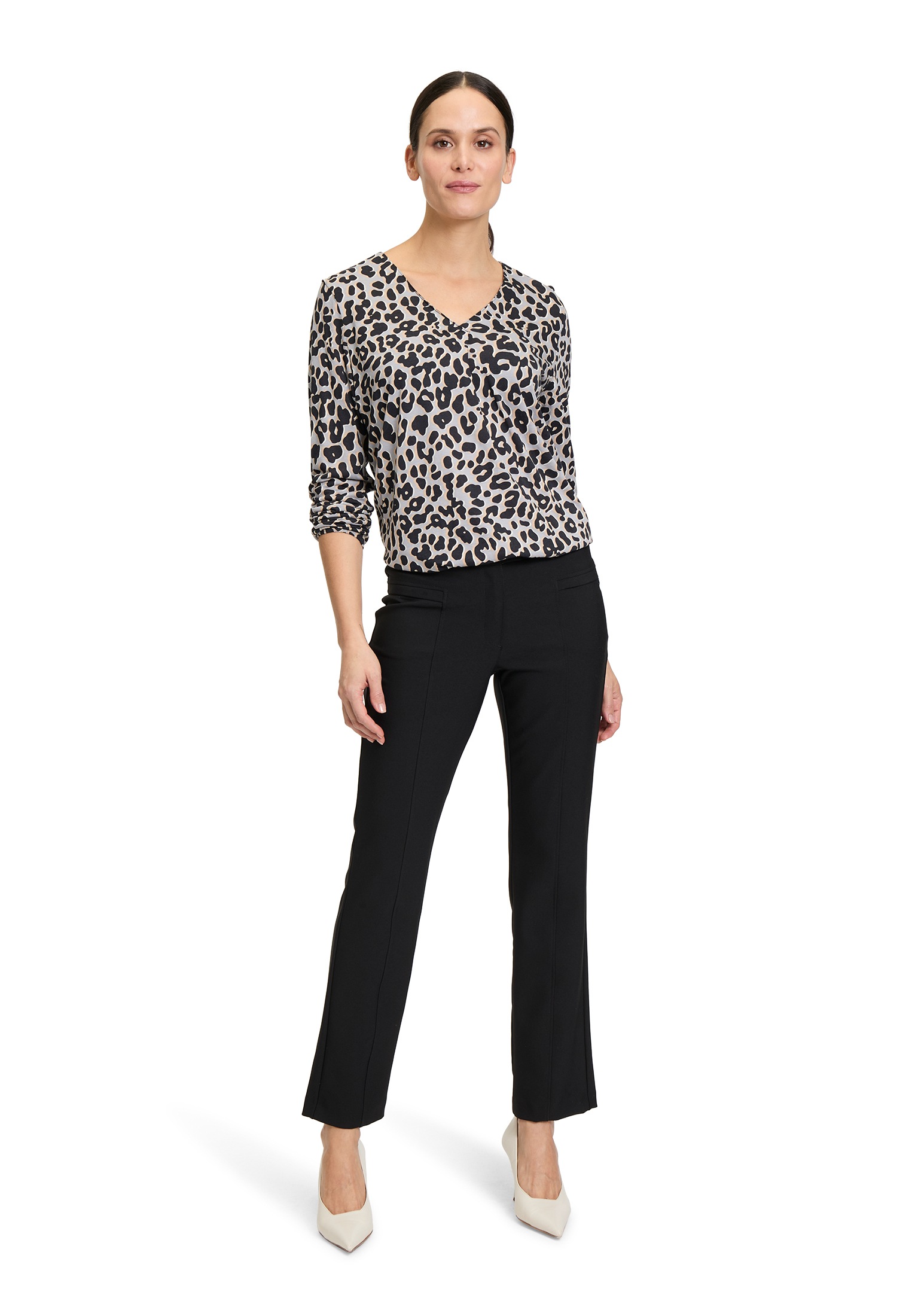Betty Barclay Kurzarmshirt »Betty Barclay Casual-Shirt mit Gummizug«, (1 tlg.), Muster