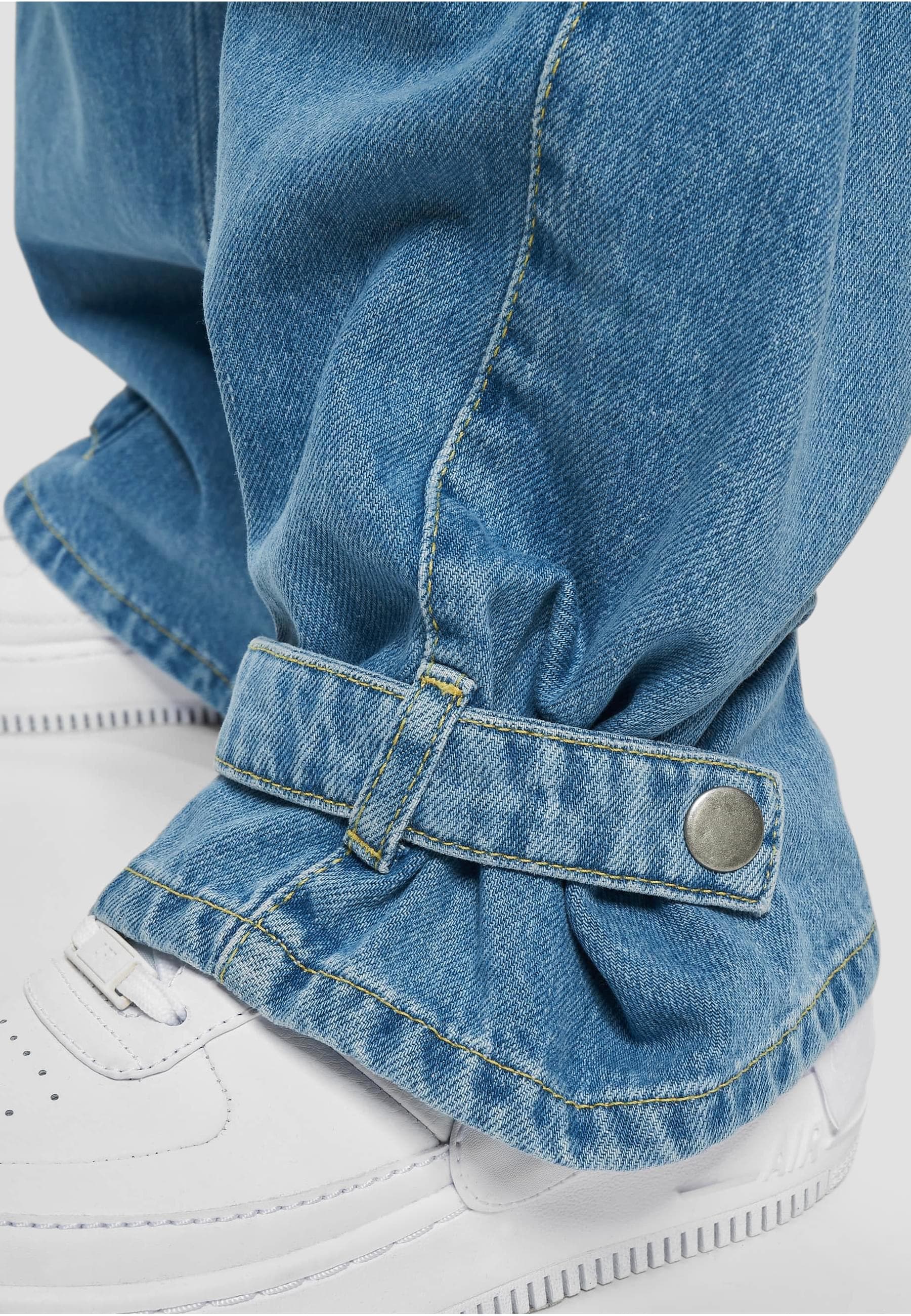 DEF Stoffhose »DEF Damen DEF Cargo Pants Denim«, (1 tlg.)