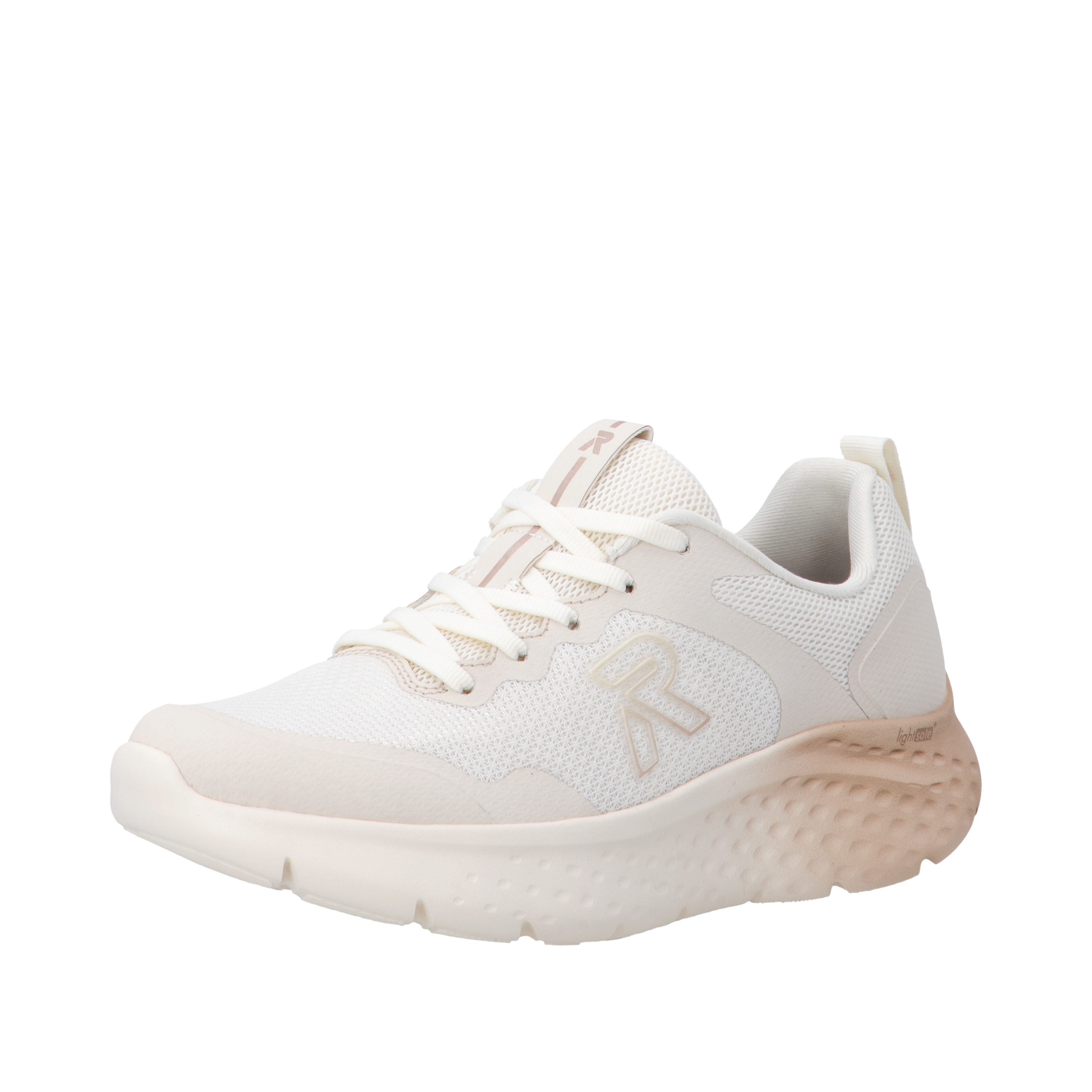 RIEKER Sport Plateausneaker Schnürschuh, Freizeitsneaker mit leichter Plateausohle