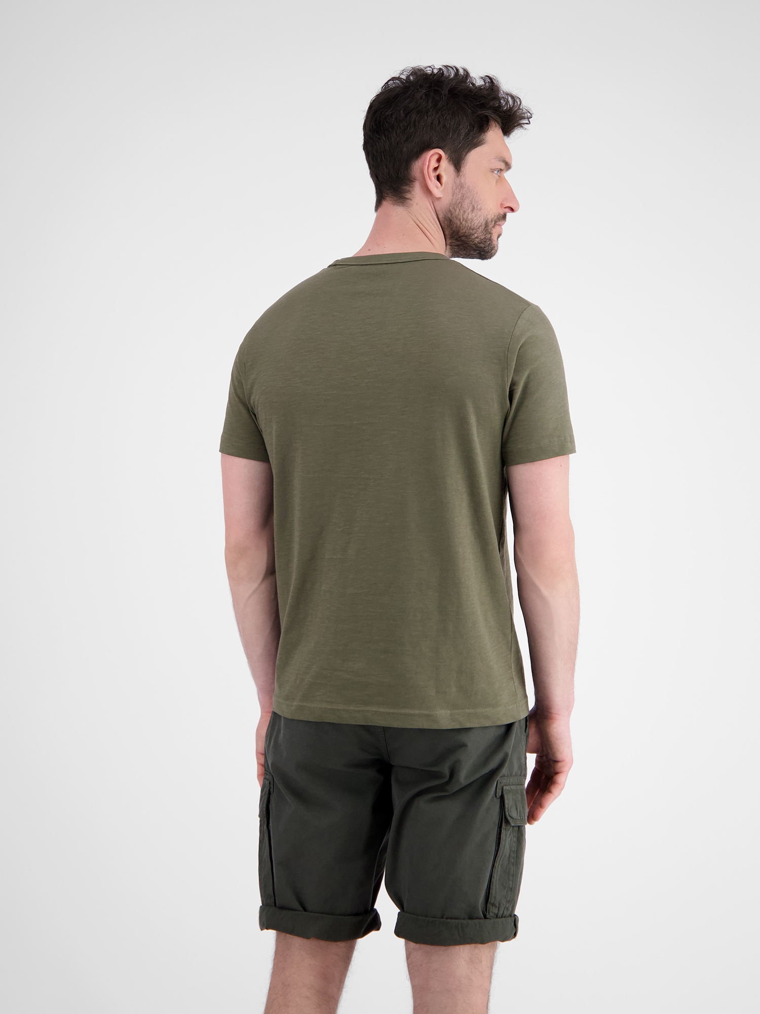 LERROS T-Shirt »LERROS Herren T-Shirt mit Brustprint«