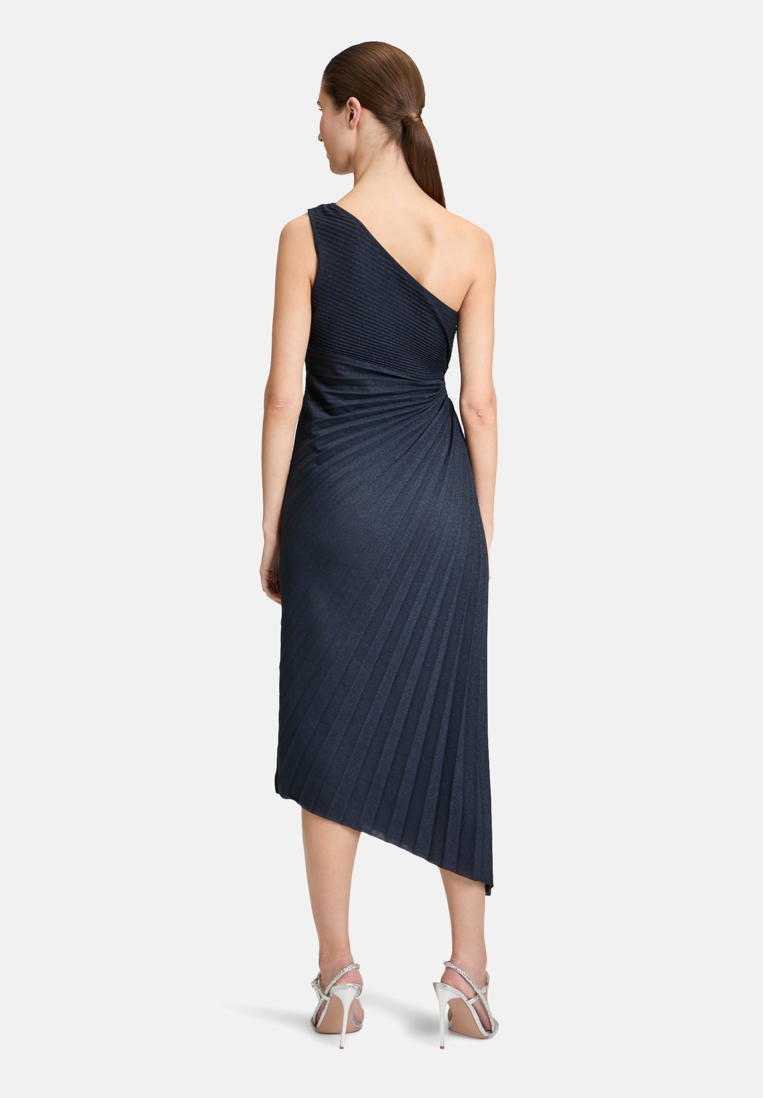 Vera Mont Abendkleid »Damen im Glitzer-Look« Ohne Tasche Plissee