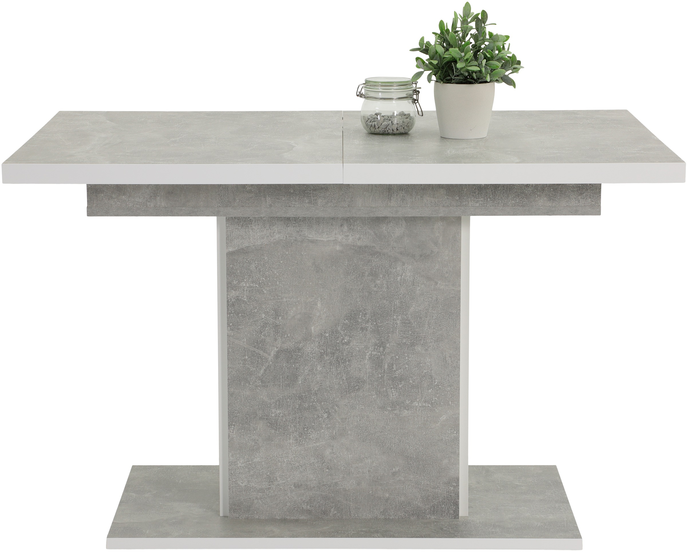 HELA Essgruppe "DONAU" 5 Stk. tlg. Säulentisch;Einlegeplatte;ausziehbar;Sch günstig online kaufen