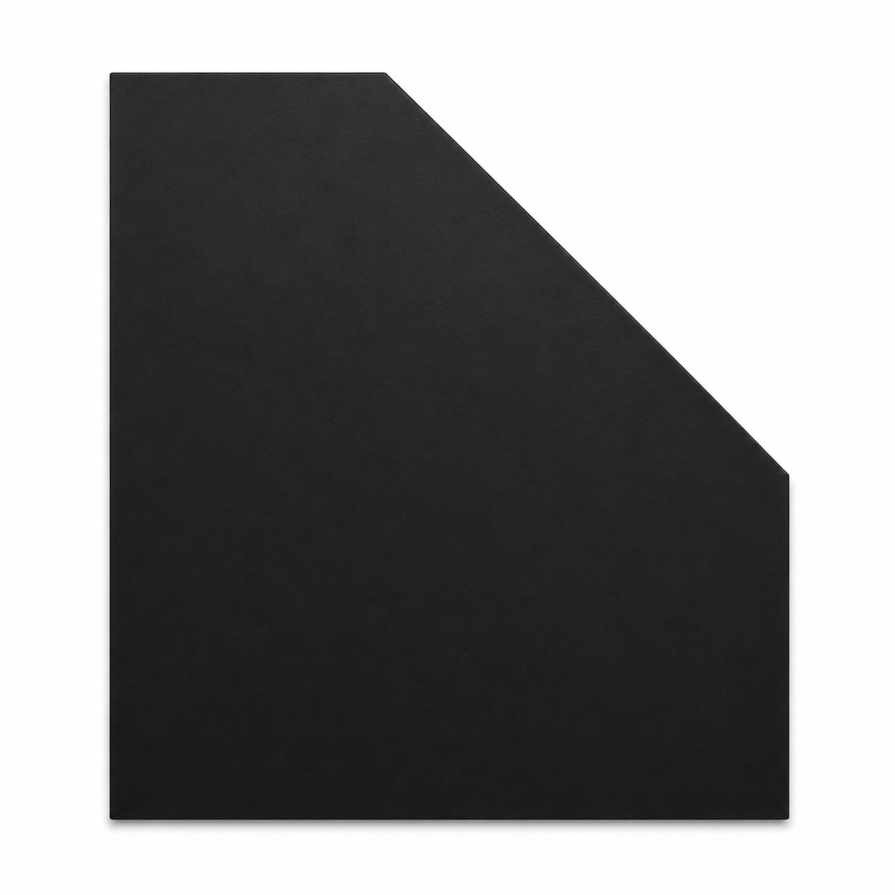 Hanseatic Bodenschutzplatte "für Kaminöfen Fünfeck 110 Stahl" 1 Stk. tlg. Stahl-Fünfeck, 110 x 110 cm, 2mm Stärke, schwarz, zum Funkenschutz