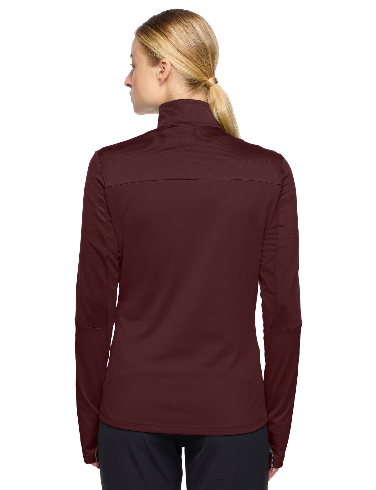 VAUDE Langarmshirt »WOMEN'S LIVIGNO HALFZIP II«, (1 tlg.)
