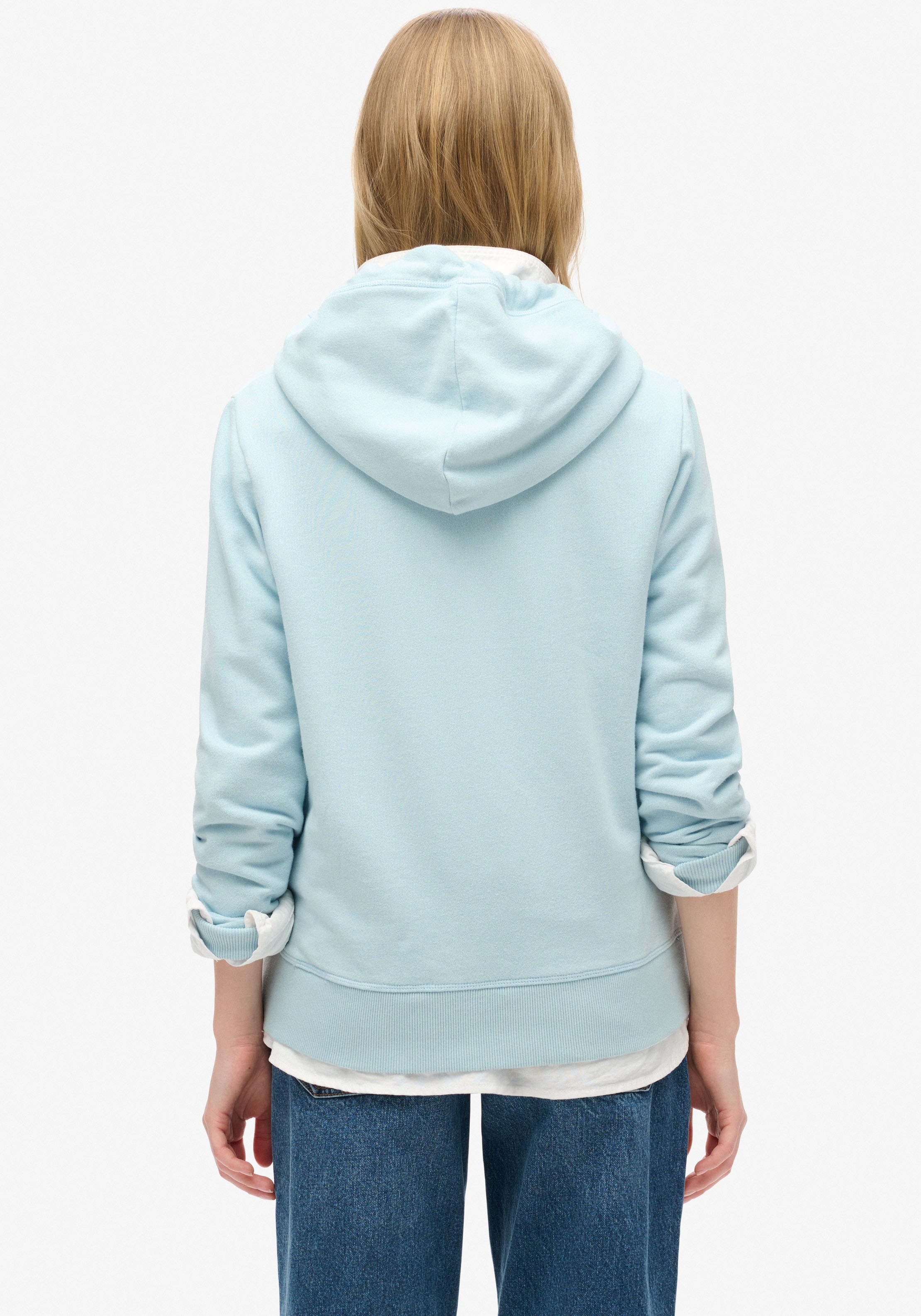 Superdry Kapuzensweatjacke "ESSENTIAL LOGO ZIP HOODIE HB" günstig online kaufen